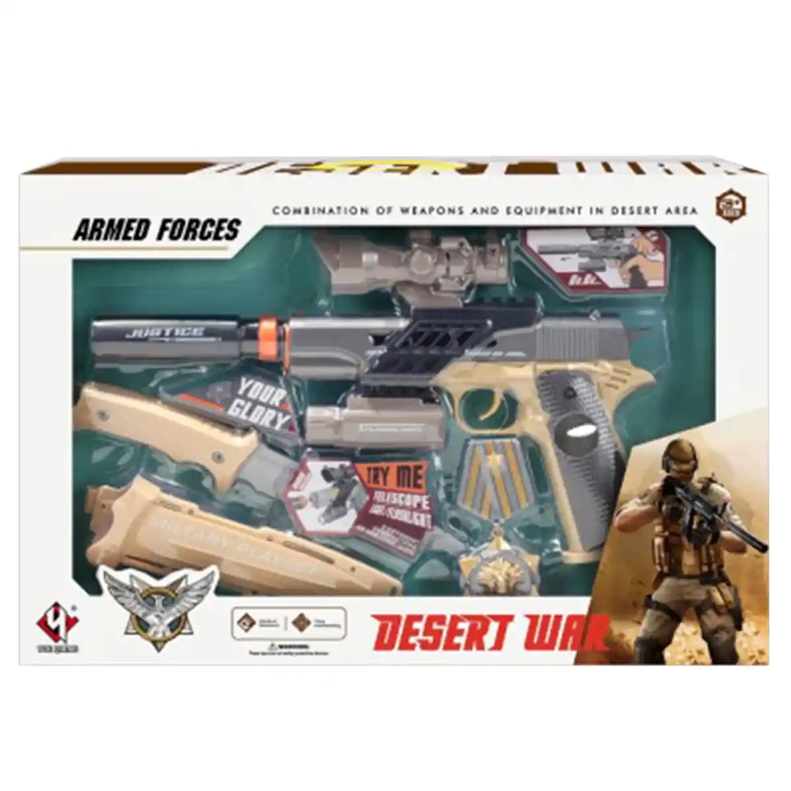 Armed Forces 54 multifunctional sound and light gun