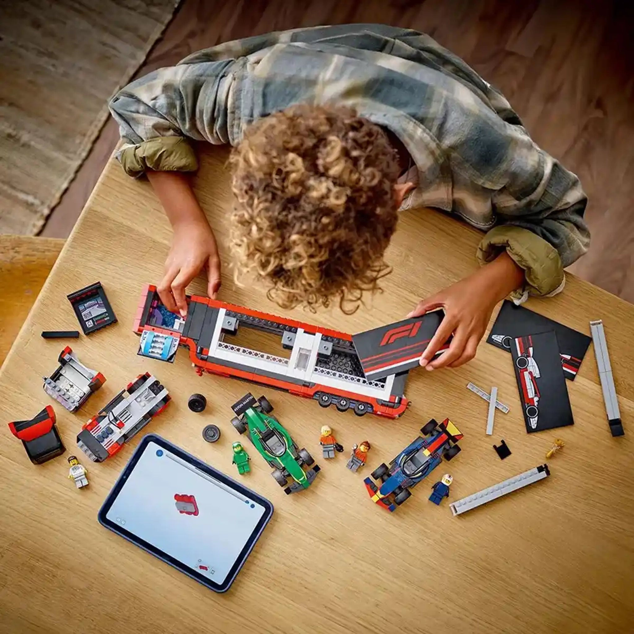 LEGO® City F1® Truck with RB20 & AMR24 F1® Cars Toy Racing Transporter Set