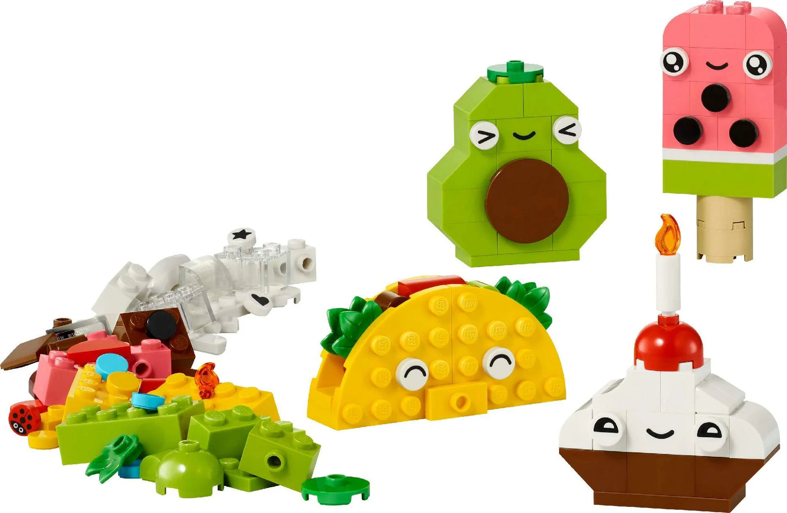 LEGO® Classic Creative Food Friends Imaginative Pretend-Play Toy 11039