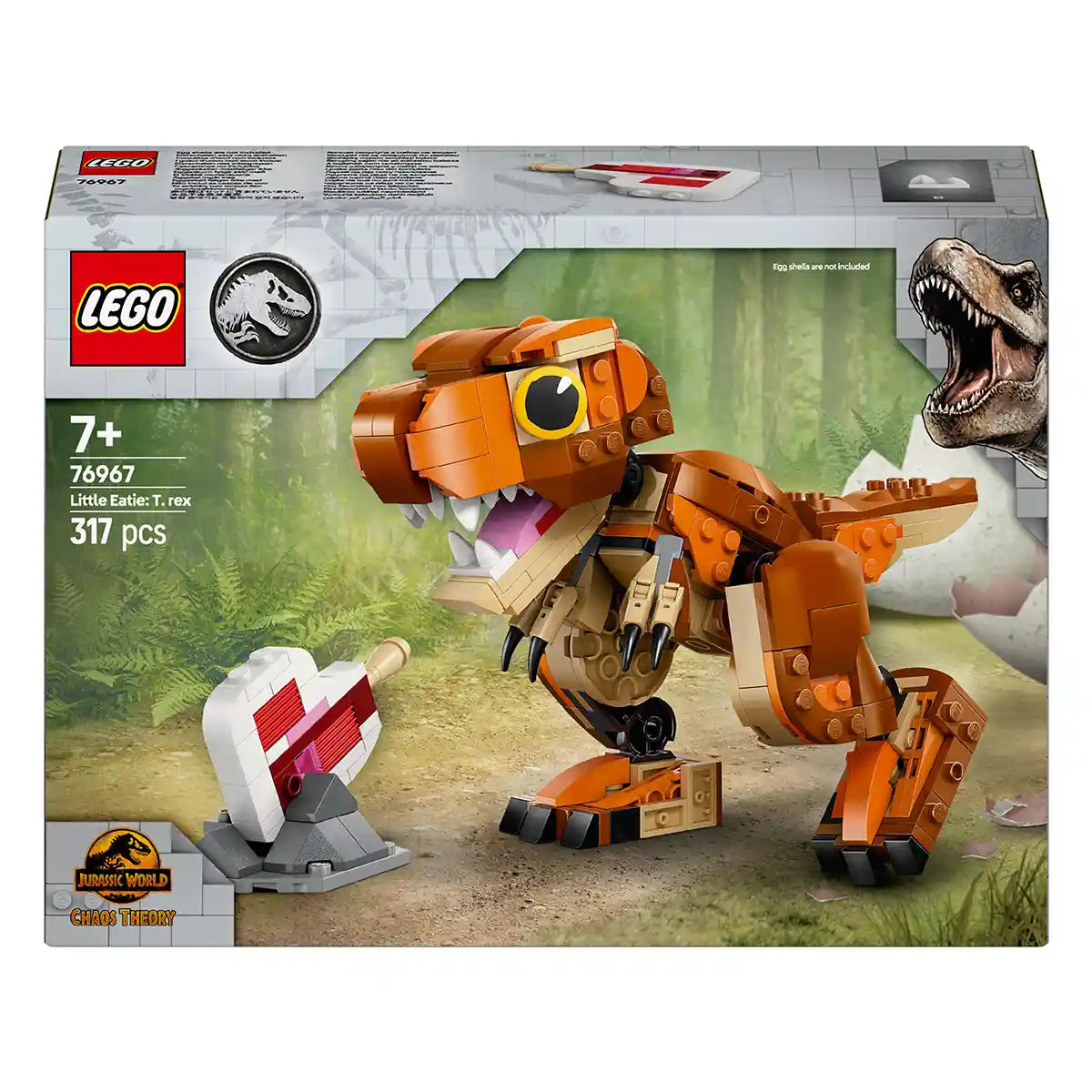 LEGO Jurassic World Little Eatie: T. rex Dinosaur Model Building Kit 76967