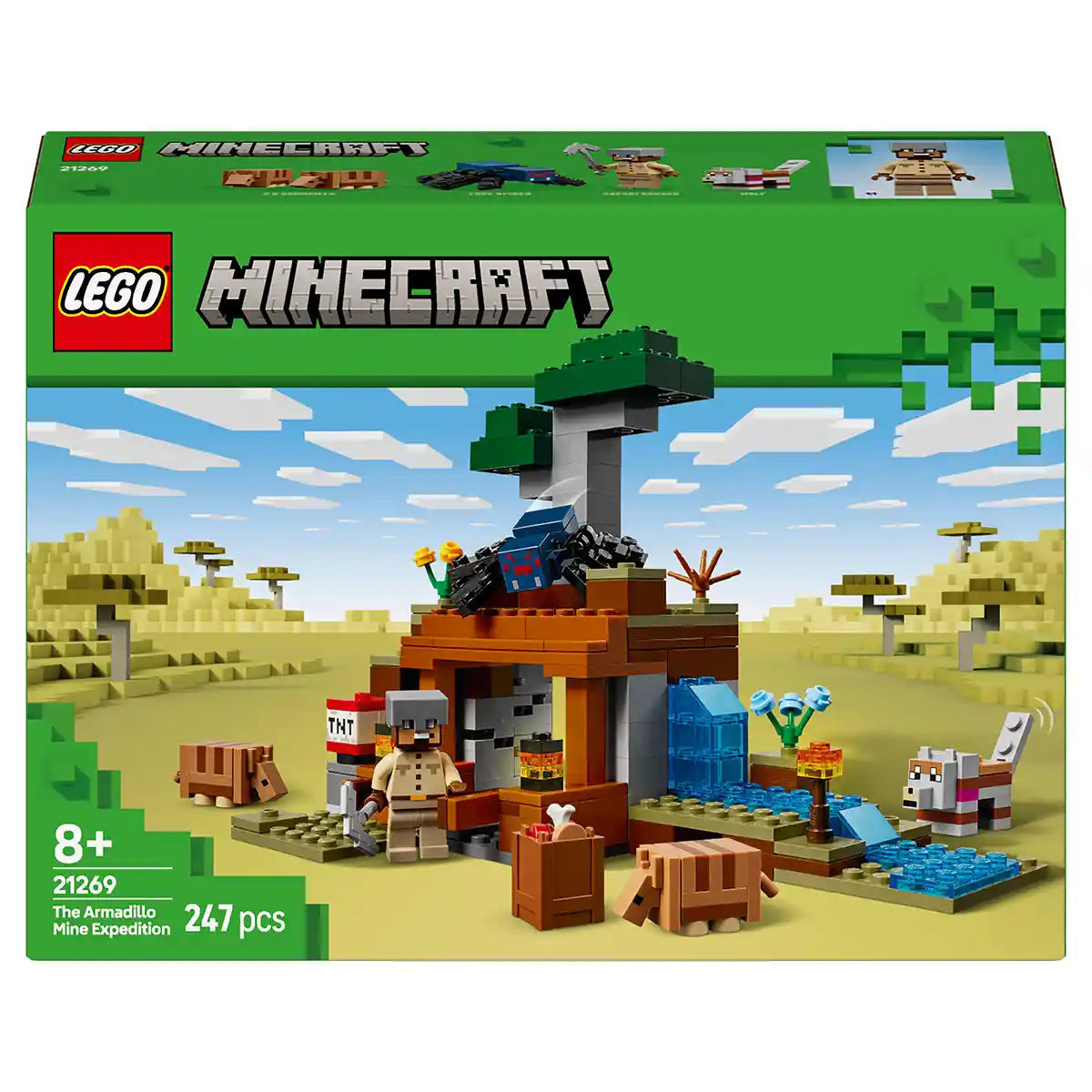 LEGO Minecraft The Armadillo Mine Expedition Video Game Figure 21269