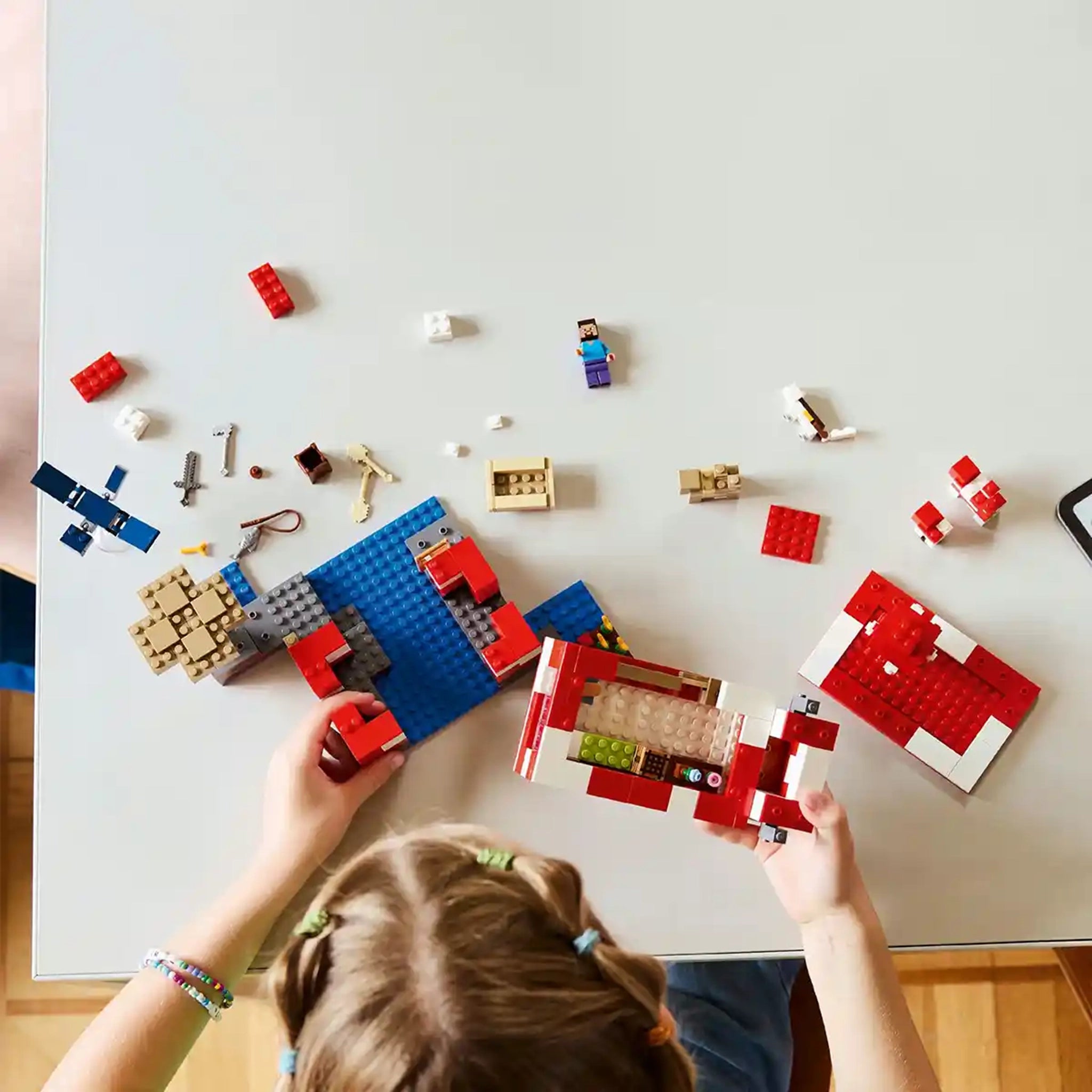 LEGO® Minecraft® The Mooshroom House Island Gamer Kit Toy for Kids 21270