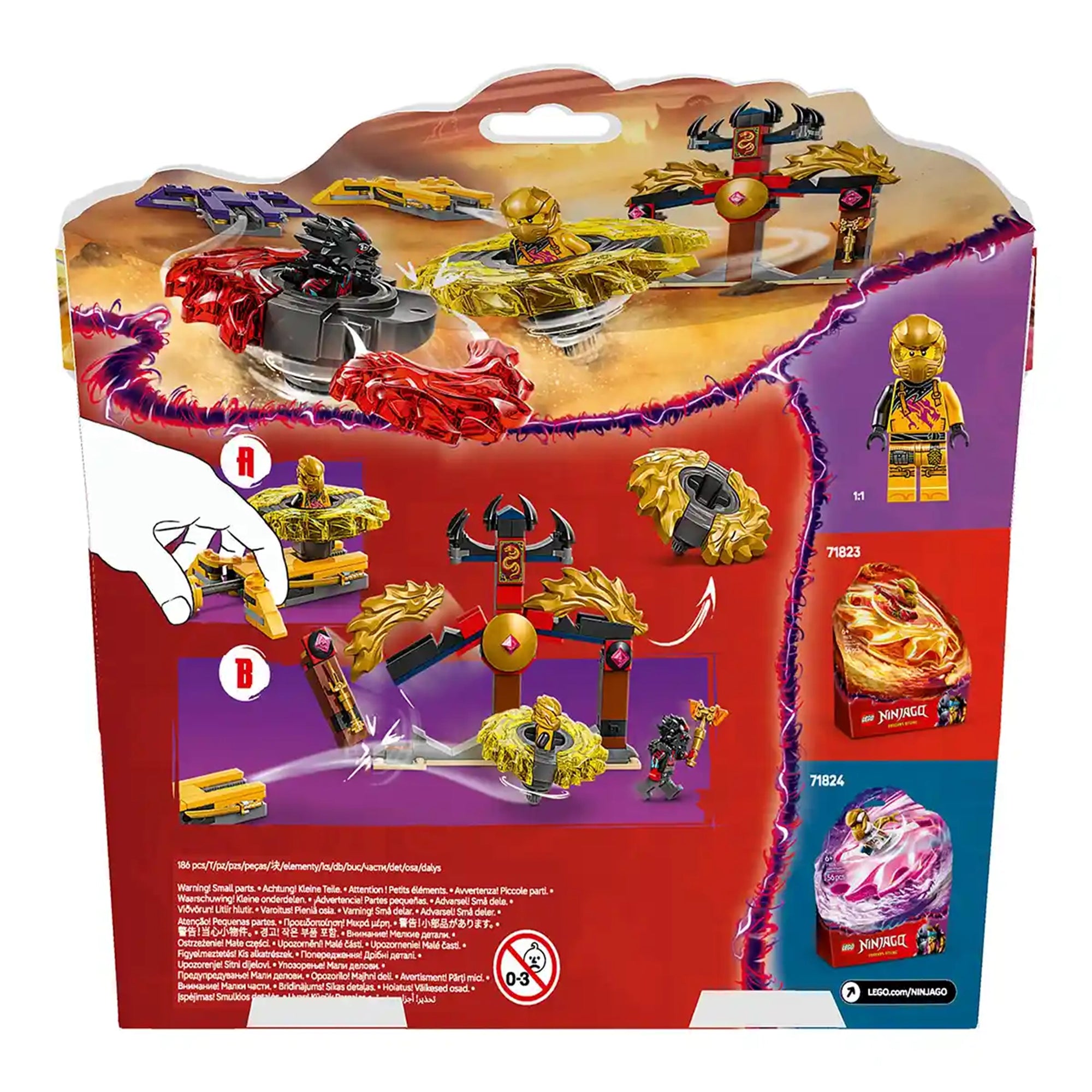 LEGO® NINJAGO® Dragon Spinjitzu Battle Pack Action Toy Set 71826