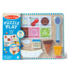 Melissa and Doug Wooden Magnetic Ice Cream Puzzle & Play Set