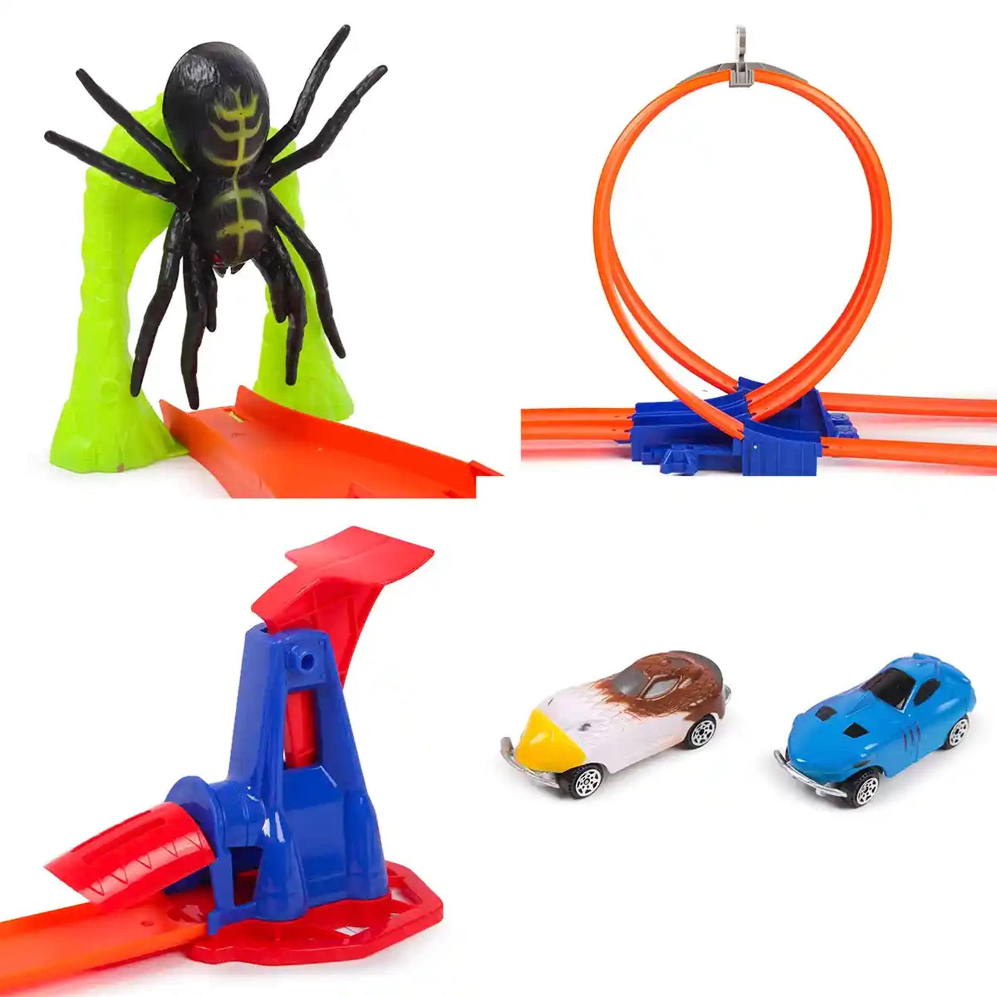 Double ring ejection spider Railroad speeder