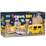 School bus with 26pcs accessories for 3yrs+