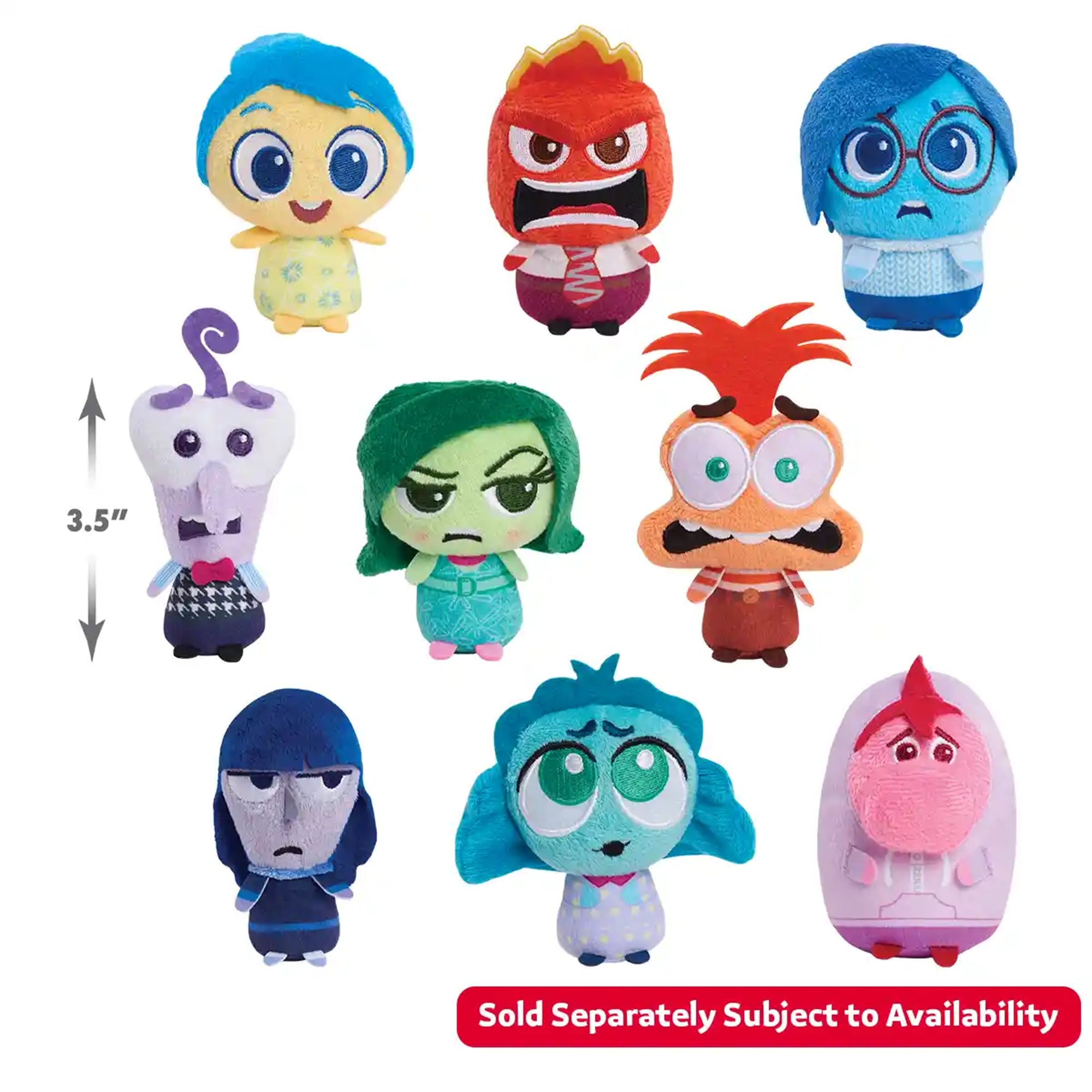 Inside Out 2 Mini Collectible Capsule Plush