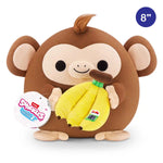 Snackles-Plush 8"-Series 2-Plush 8" Monkey & Dole (Banana)