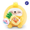 Snackles-Plush 8"-Series 2-Plush 8" Sloth & Dole (Pinapple)
