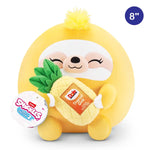 Snackles-Plush 8"-Series 2-Plush 8" Sloth & Dole (Pinapple)
