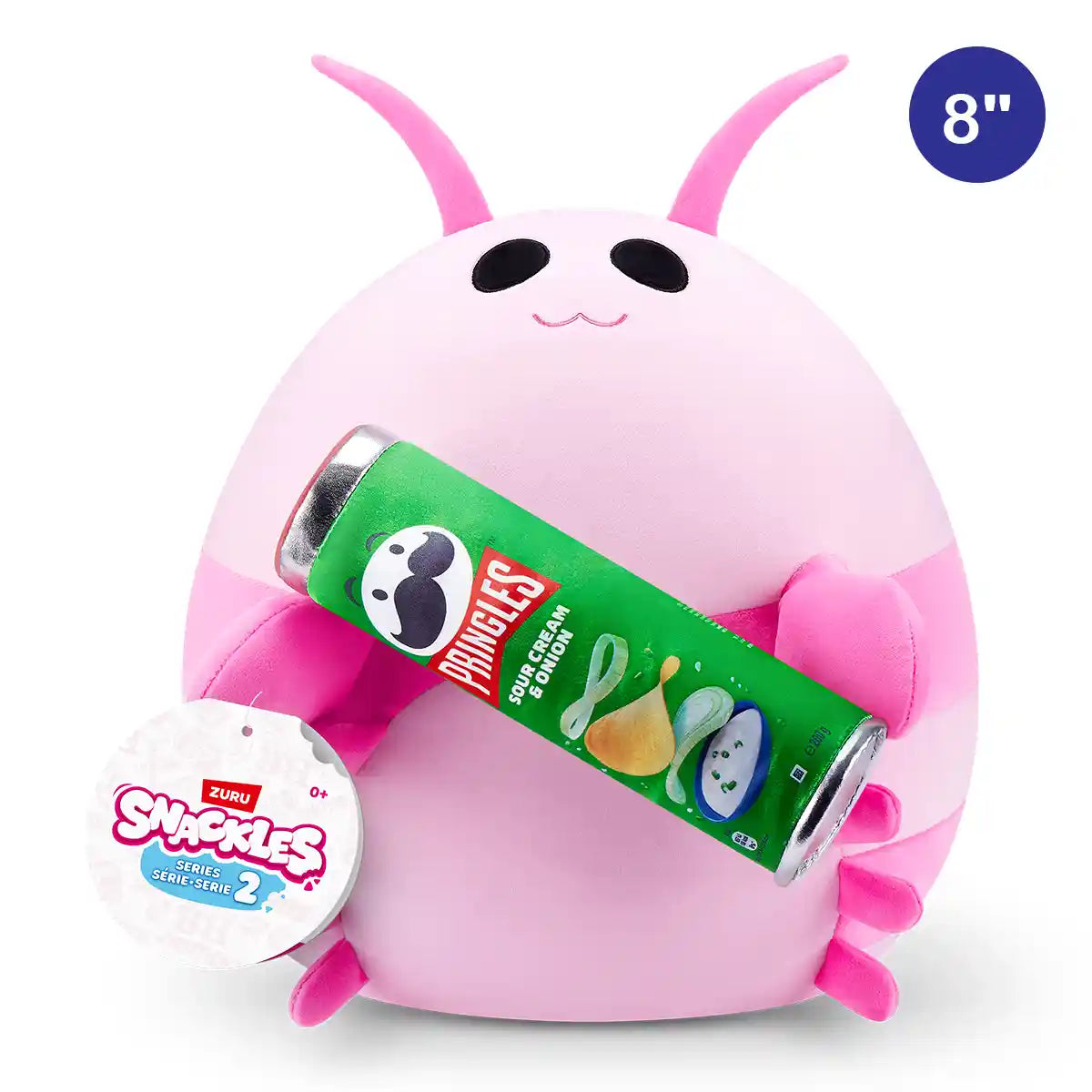 Snackles-Plush 8"-Series 2-Plush 8" Shrimp & Pringles (Sour Cream and Onion)