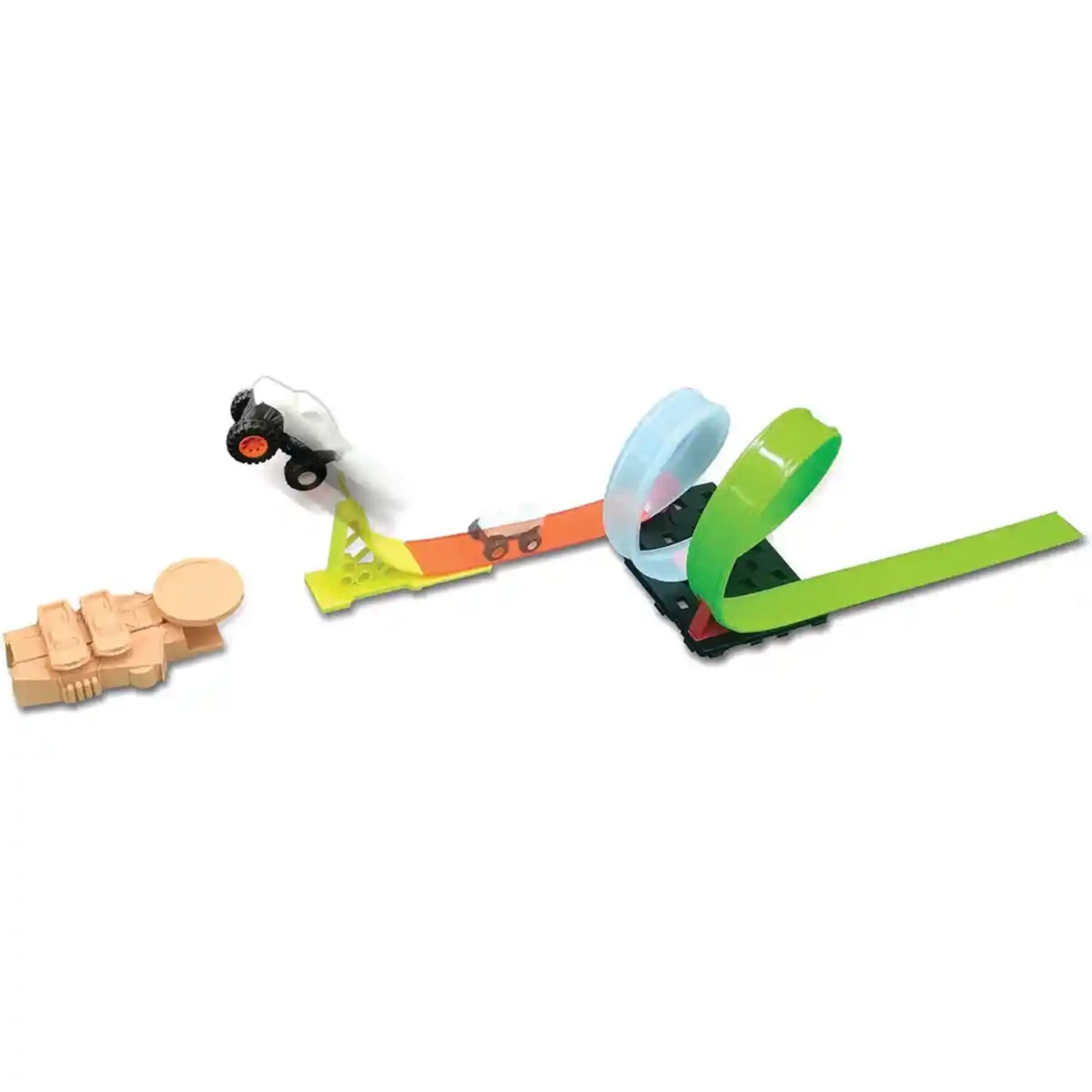 CYBER RACERS MICRO MONSTER SPIN & SMASH – INCL 1 PC PULLBACK TRUCK