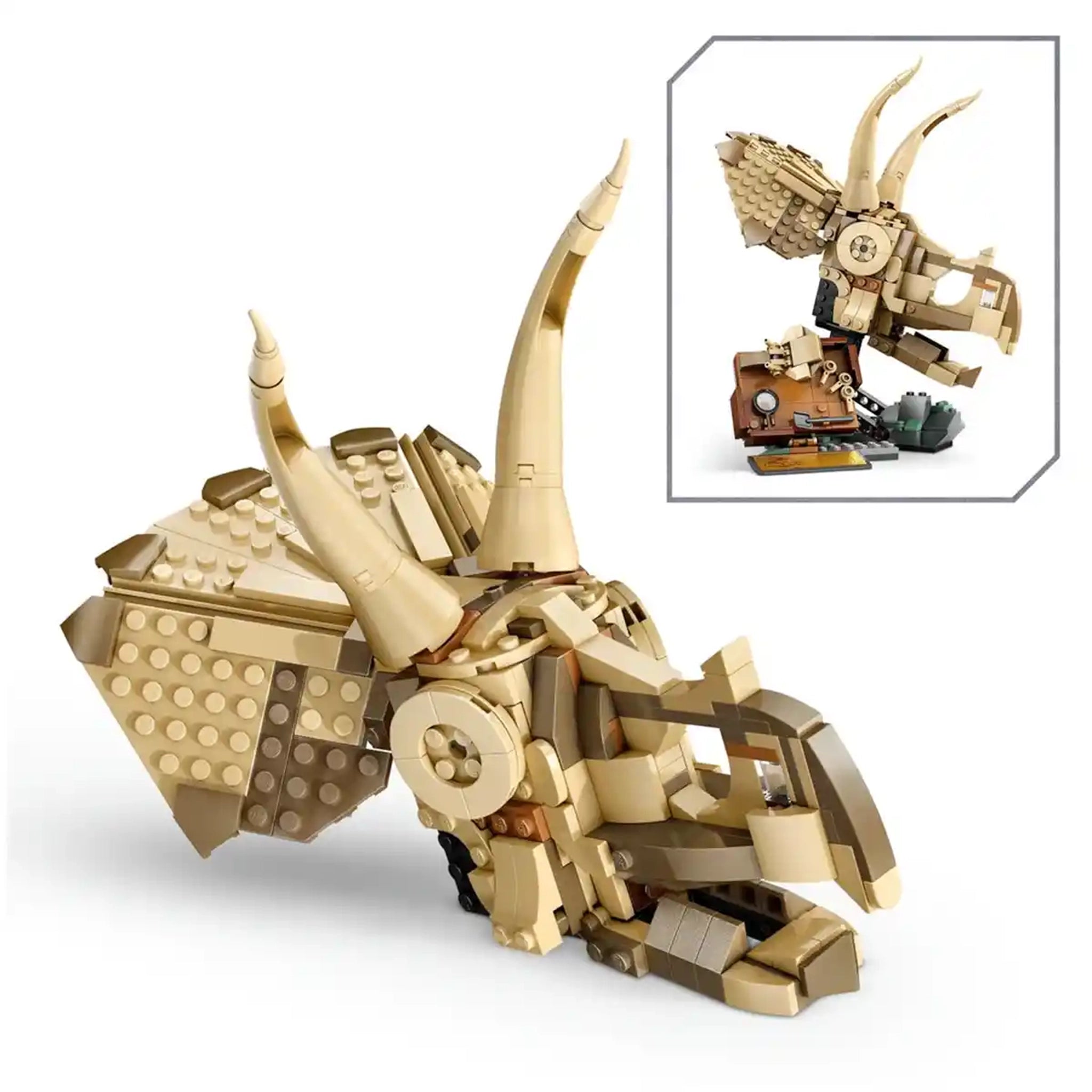 LEGO® Jurassic World Dinosaur Fossils: Triceratops Skull Model Set 76969