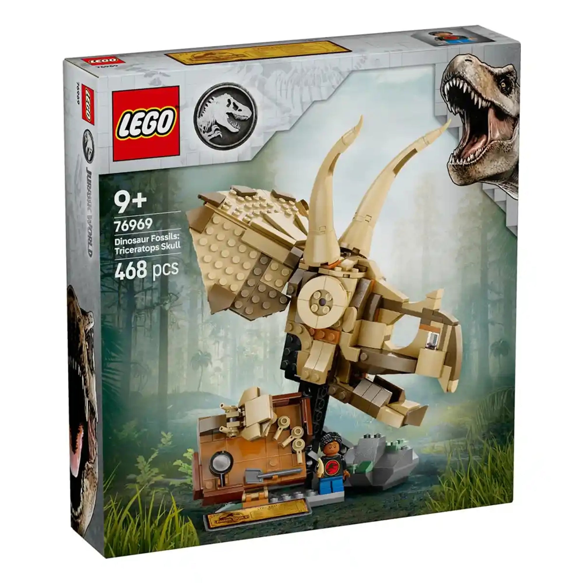 LEGO® Jurassic World Dinosaur Fossils: Triceratops Skull Model Set 76969