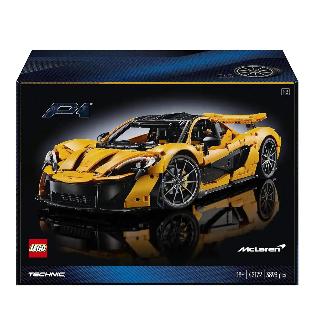 LEGO Technic McLaren P1 Hypercar Set for Adults 42172