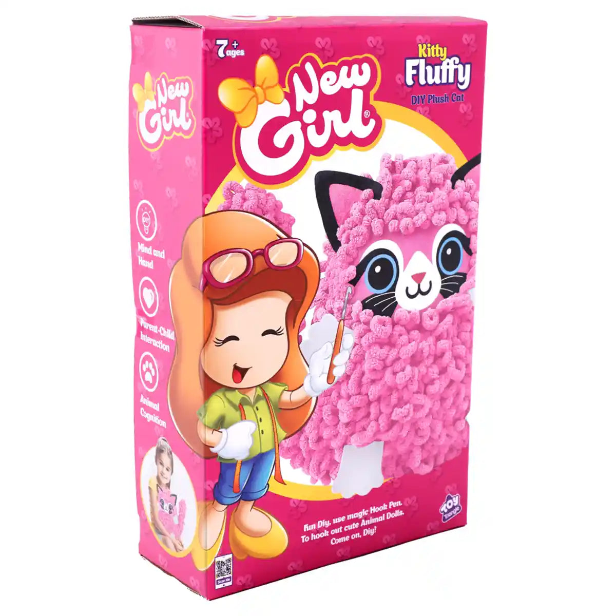 New Girl DIY Plush Kitty Fluffy