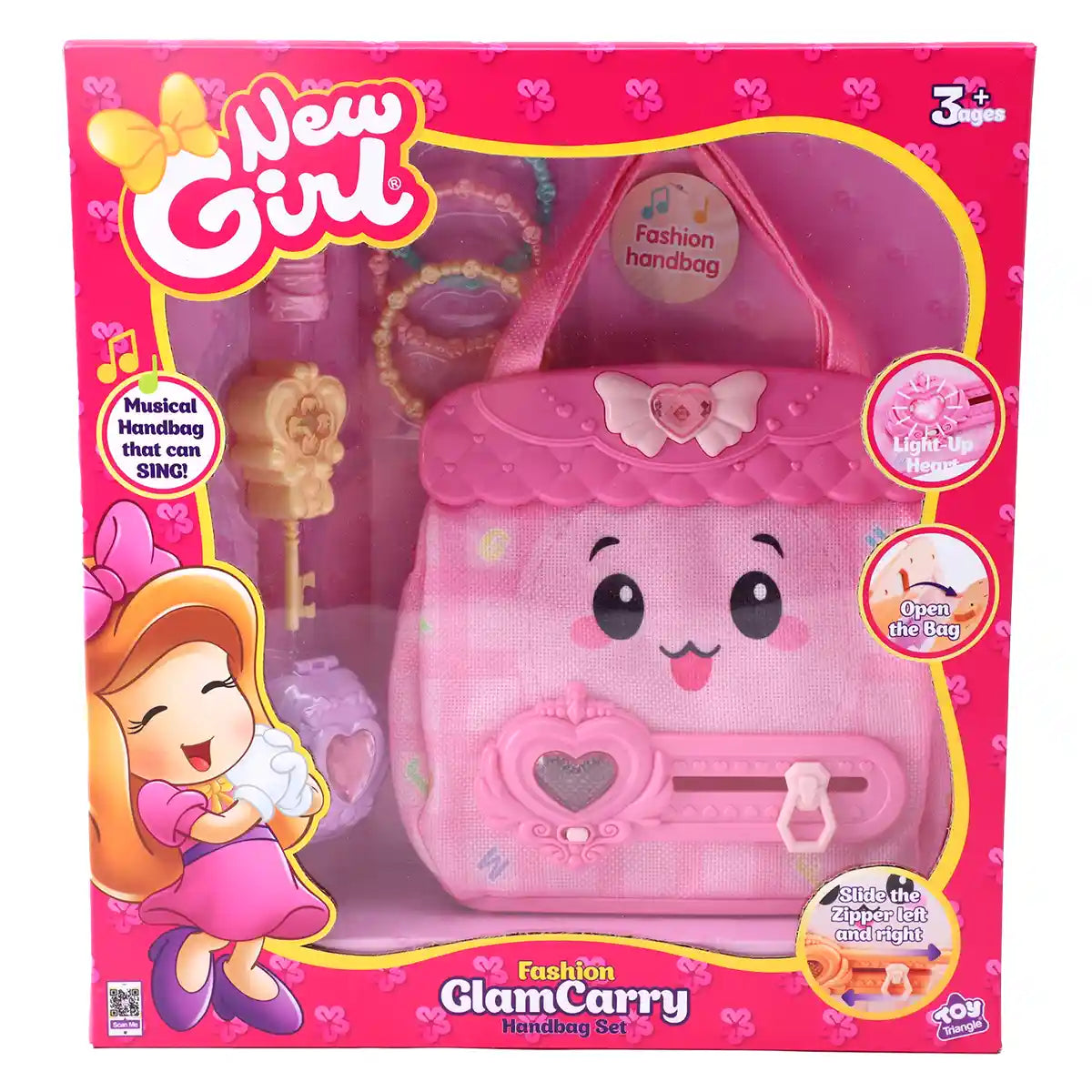 New Girl Fashion Glamcarry Handbag Set