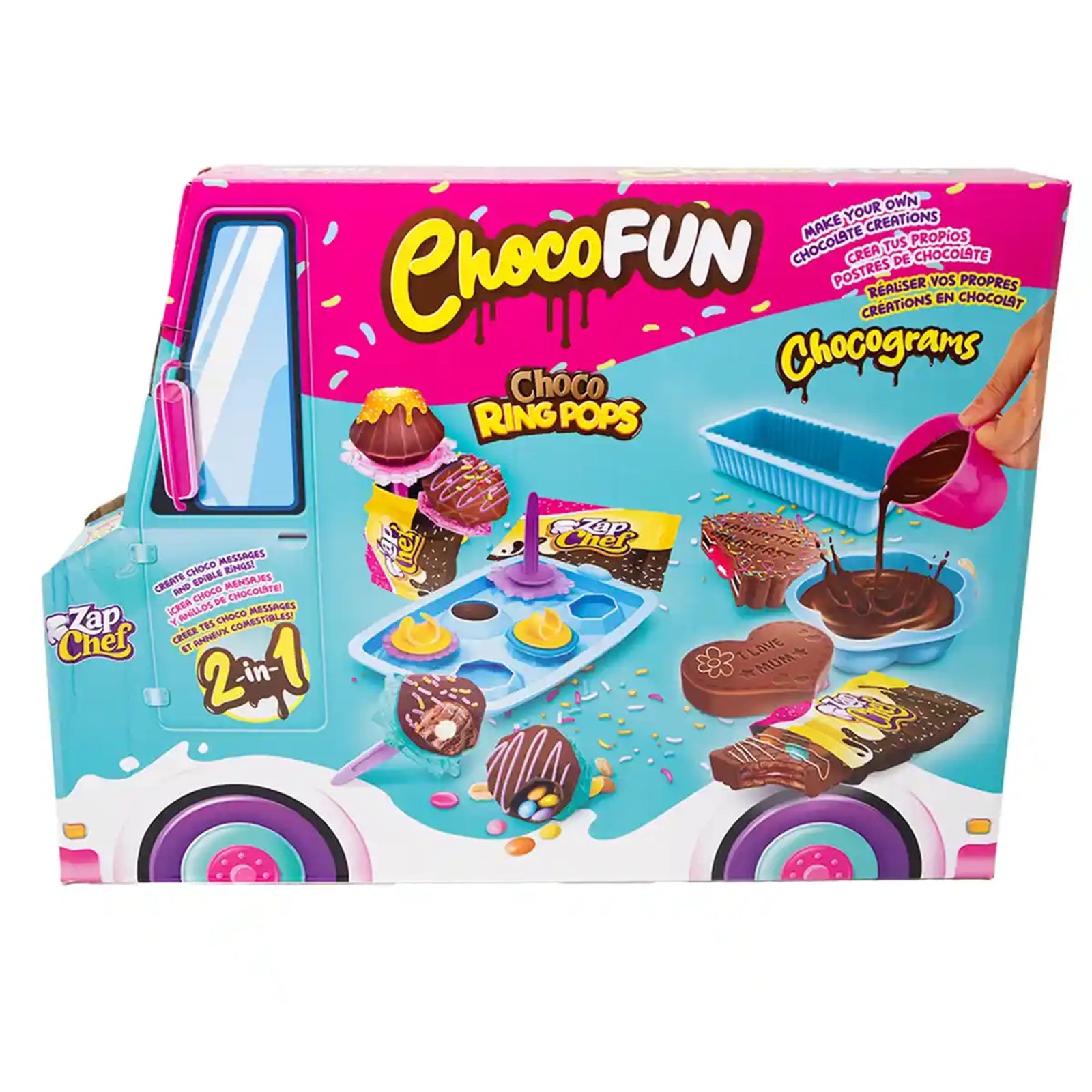 Zap Chef Slushy Maker 2 Colour asstd