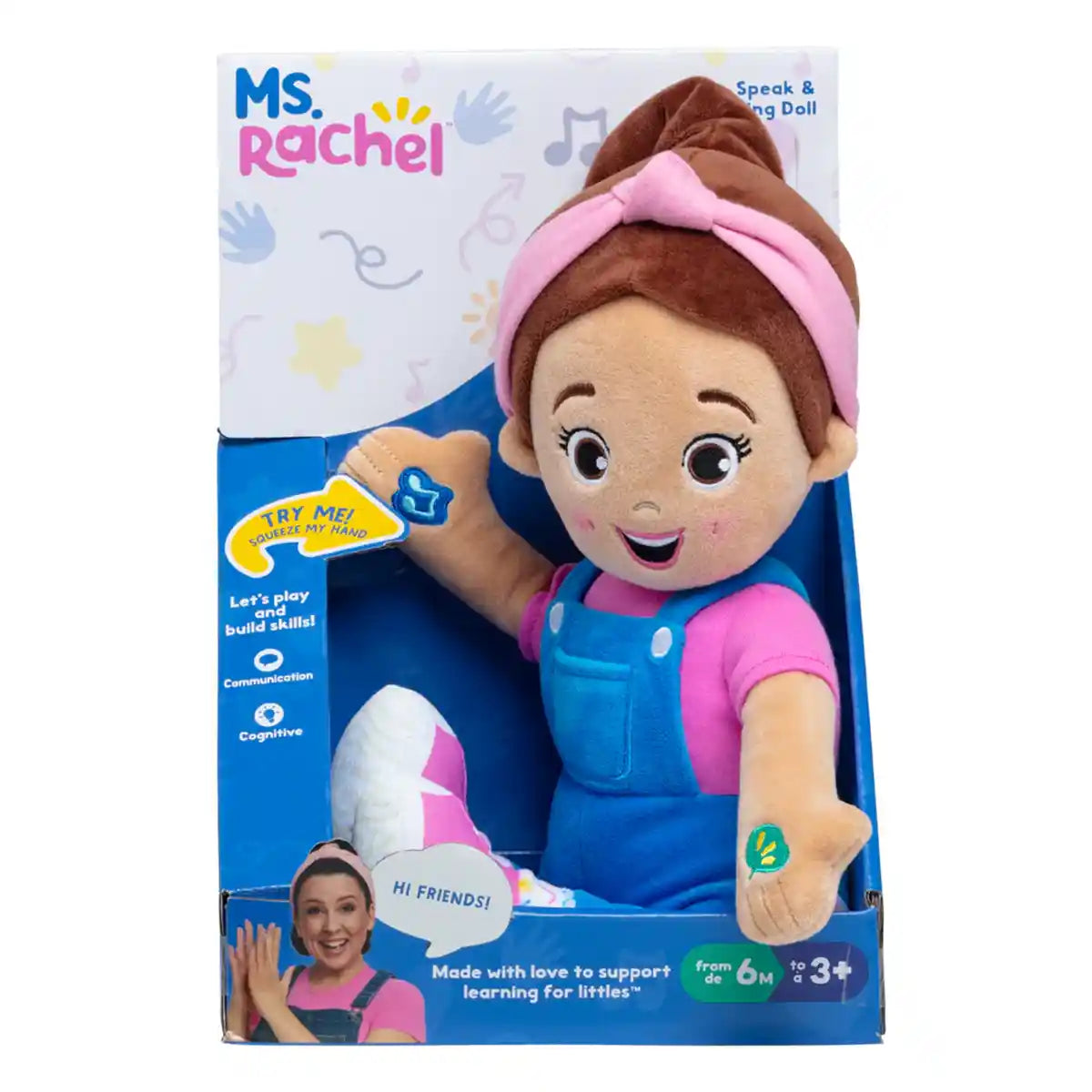 Ms. Rachel Speak & Sing Doll Rachel