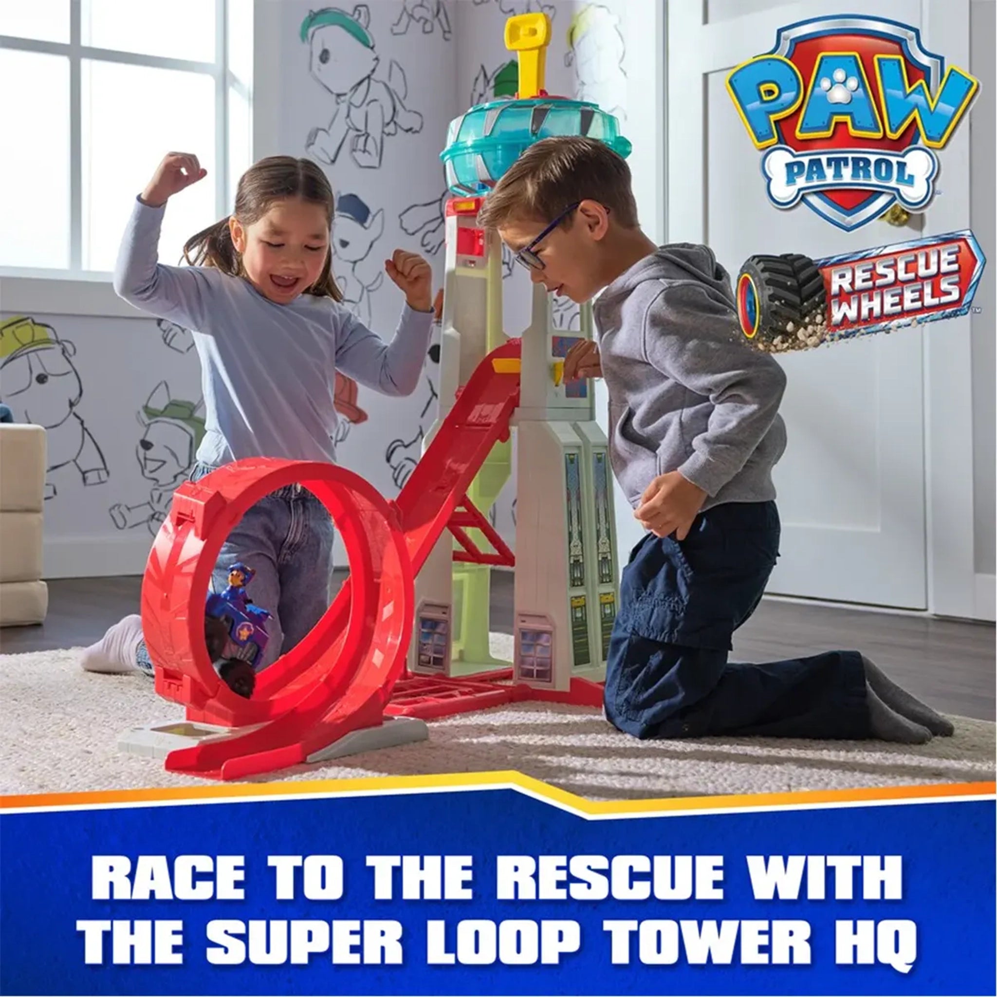 Paw Patrol Rescue WheelsSuperLoopTowerHQ