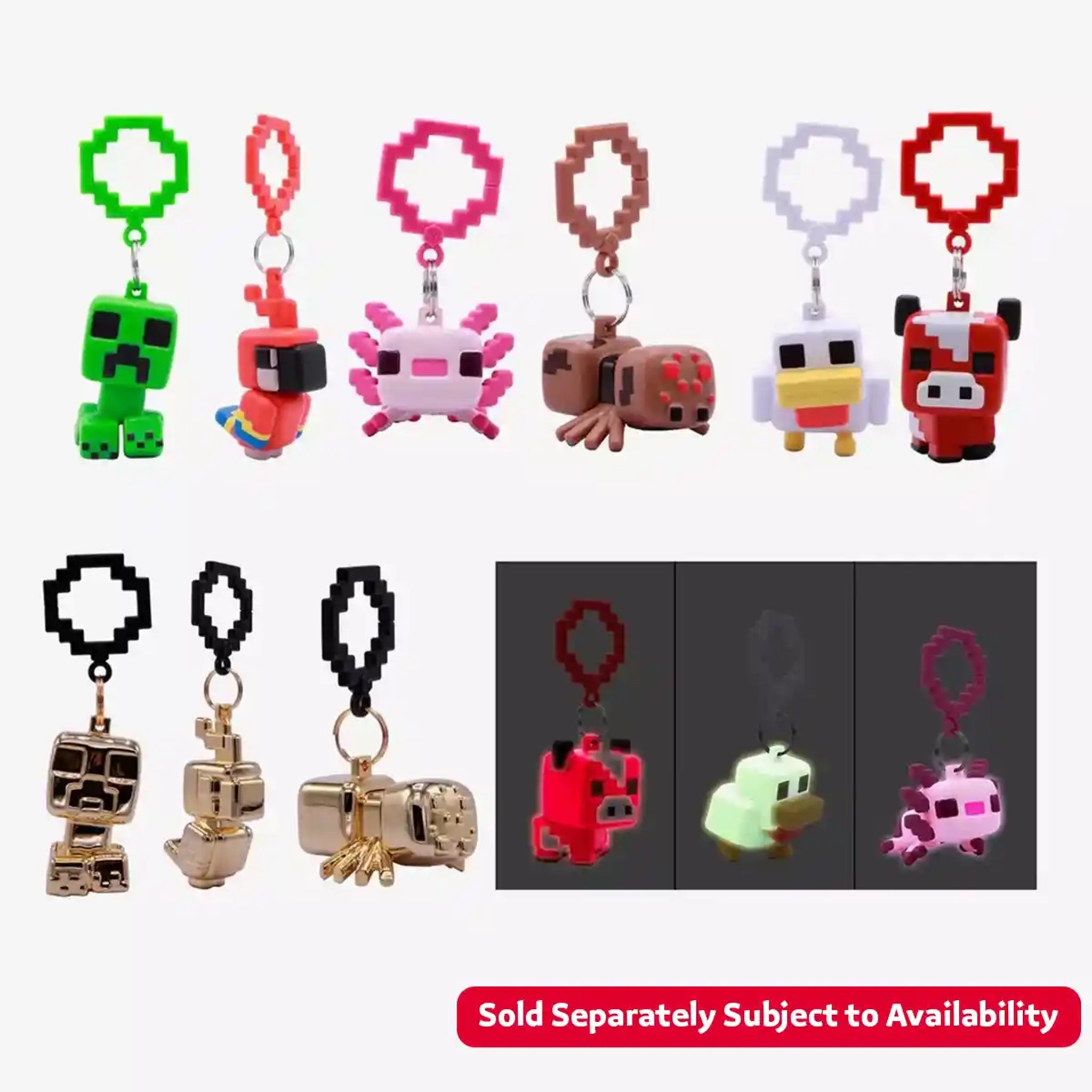 Minecraft Fig Keychains BlindBoxAsst.CDU