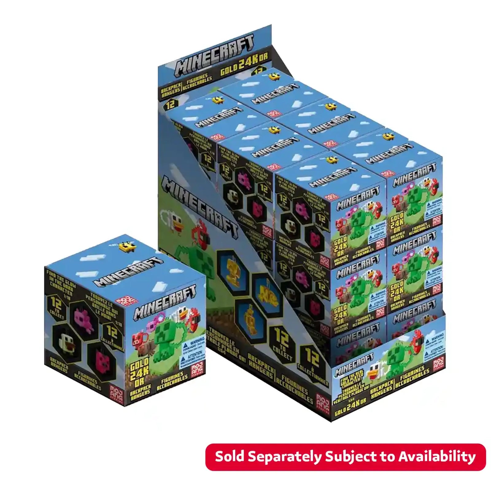 Minecraft Fig Keychains BlindBoxAsst.CDU