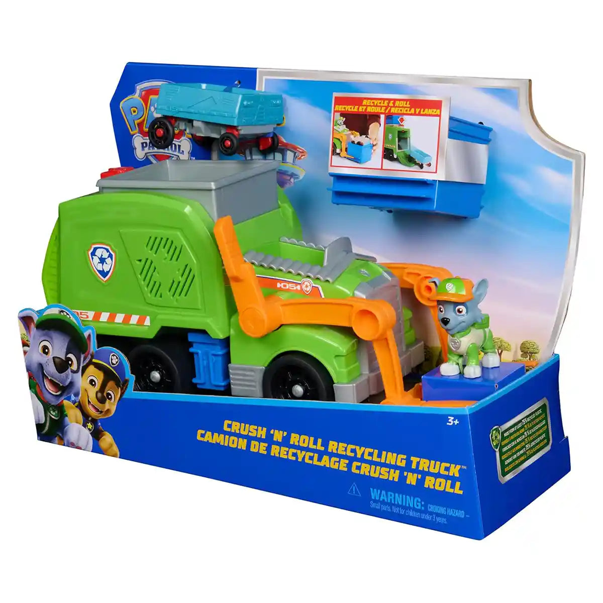 Paw Patrol Dlx Vehicle Recycling Truck Rocky