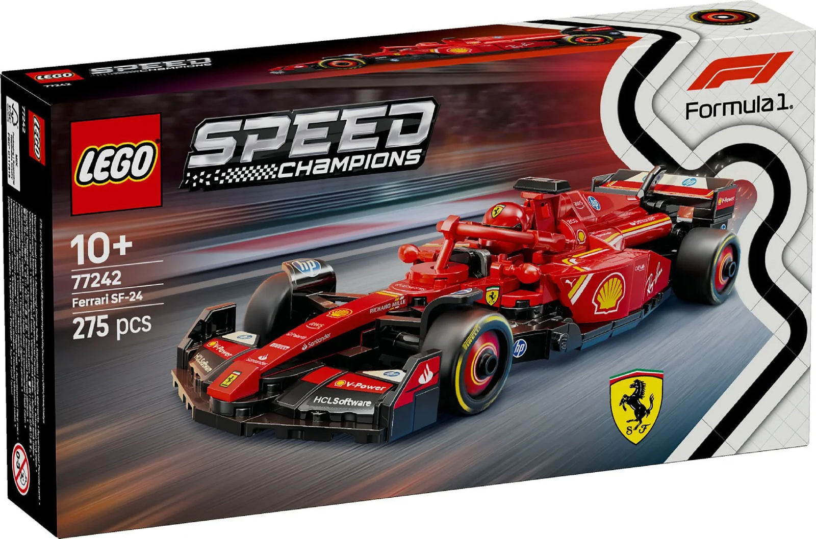 LEGO Speed Champions 77242 Ferrari SF-24 F1 Race Car