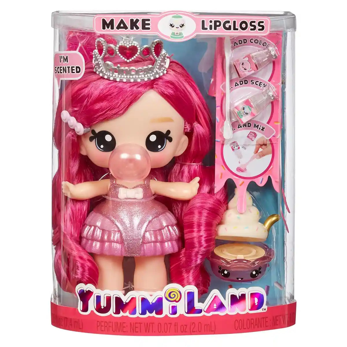 Yummiland Large Doll & Lipgloss Pet Bianca Bubblegum