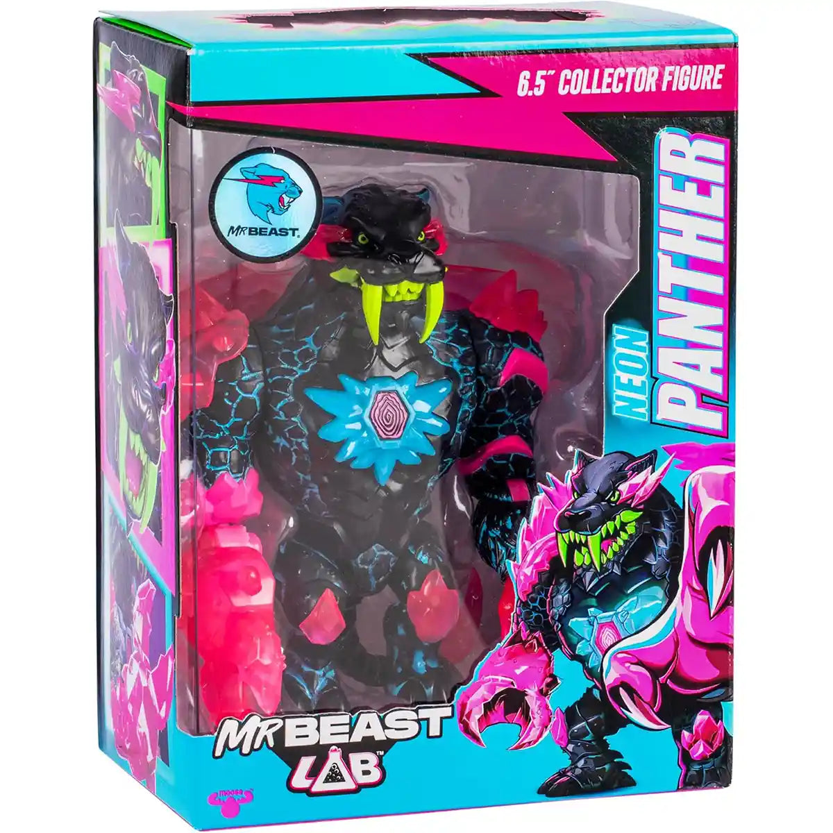 Mrbeast Lab W2 Collector Figure Neon Panther