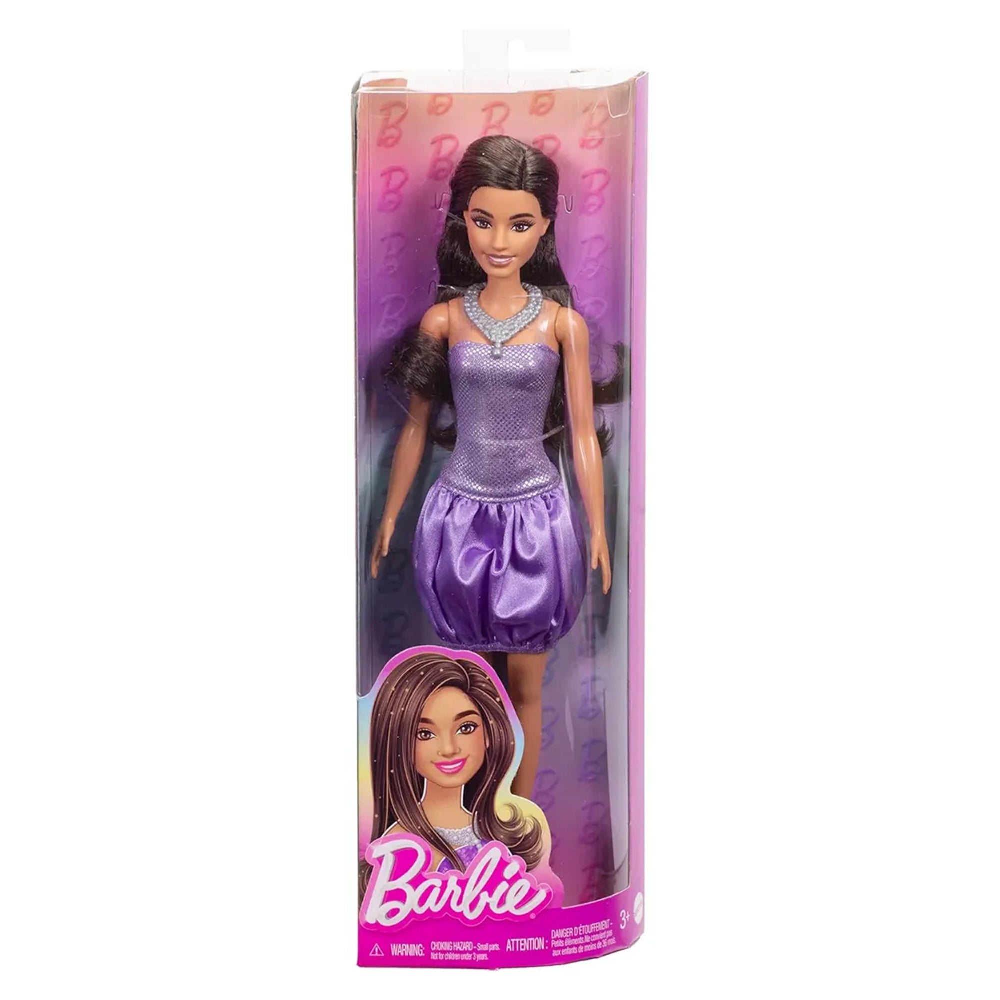 Barbie® Fashionistas® Doll -  Purple Bubble Hem
