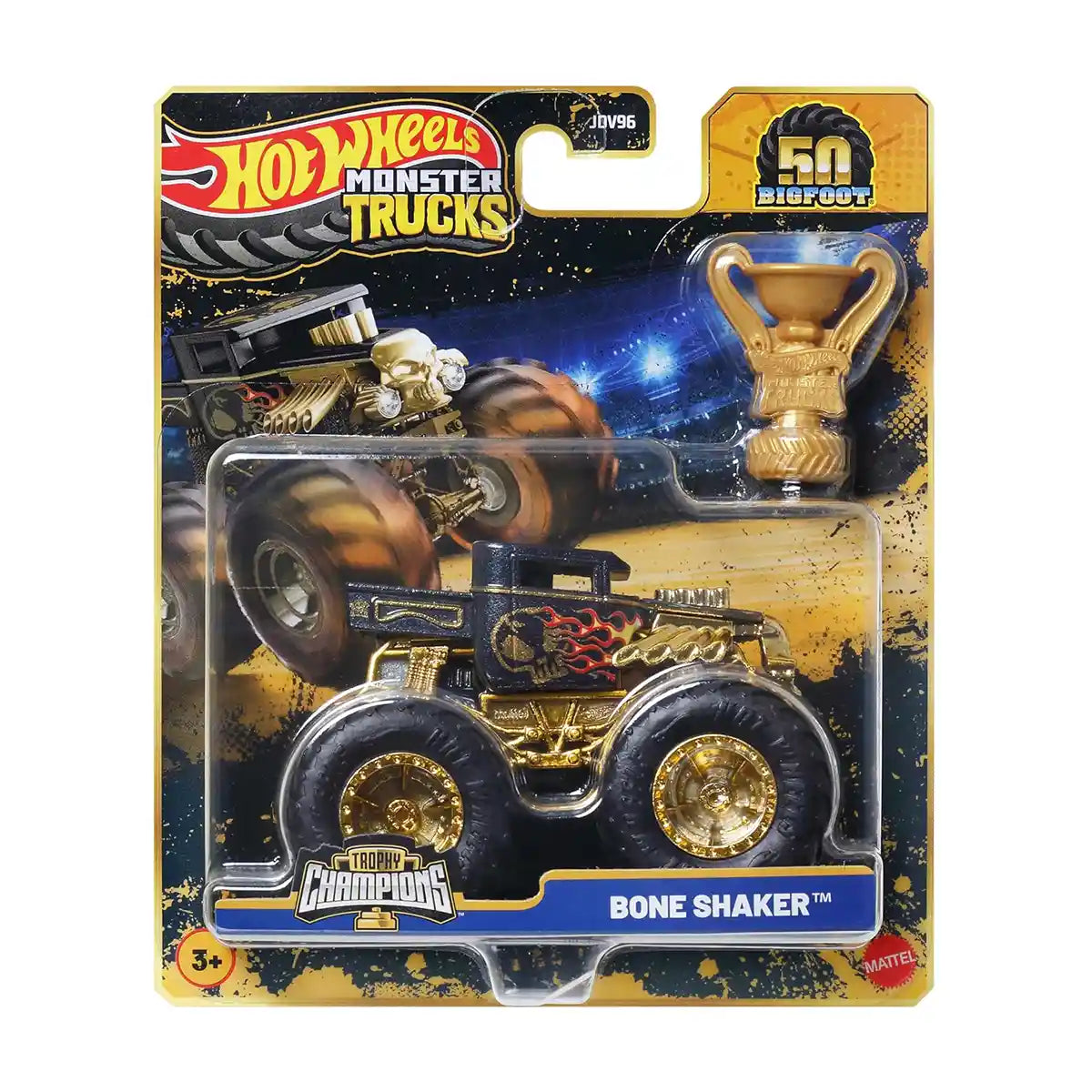 Hot Wheels MT 1:64 Bigfoot Trophy Champions Singles Asst