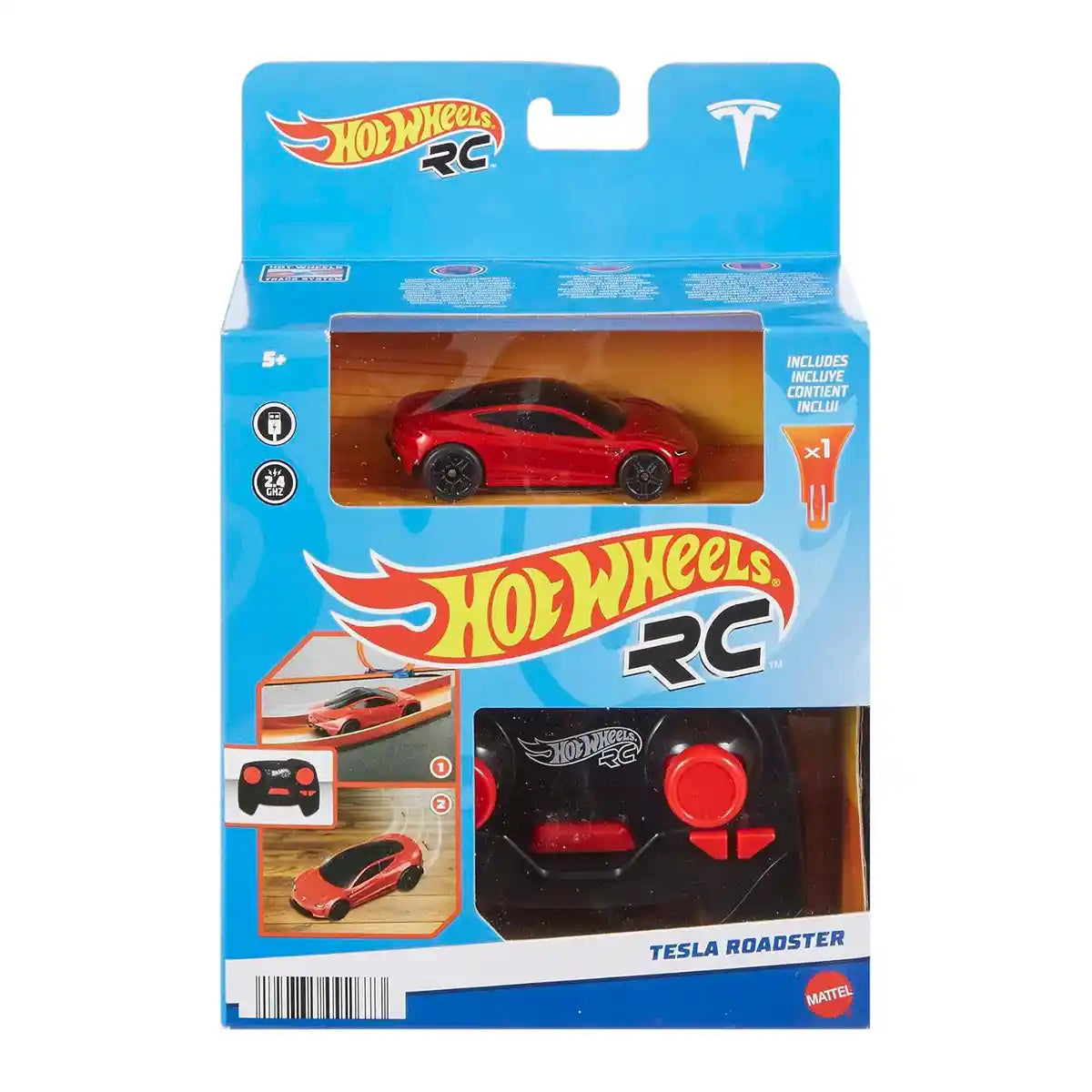 Hot Wheels R/C 1:64 Tesla Roadster