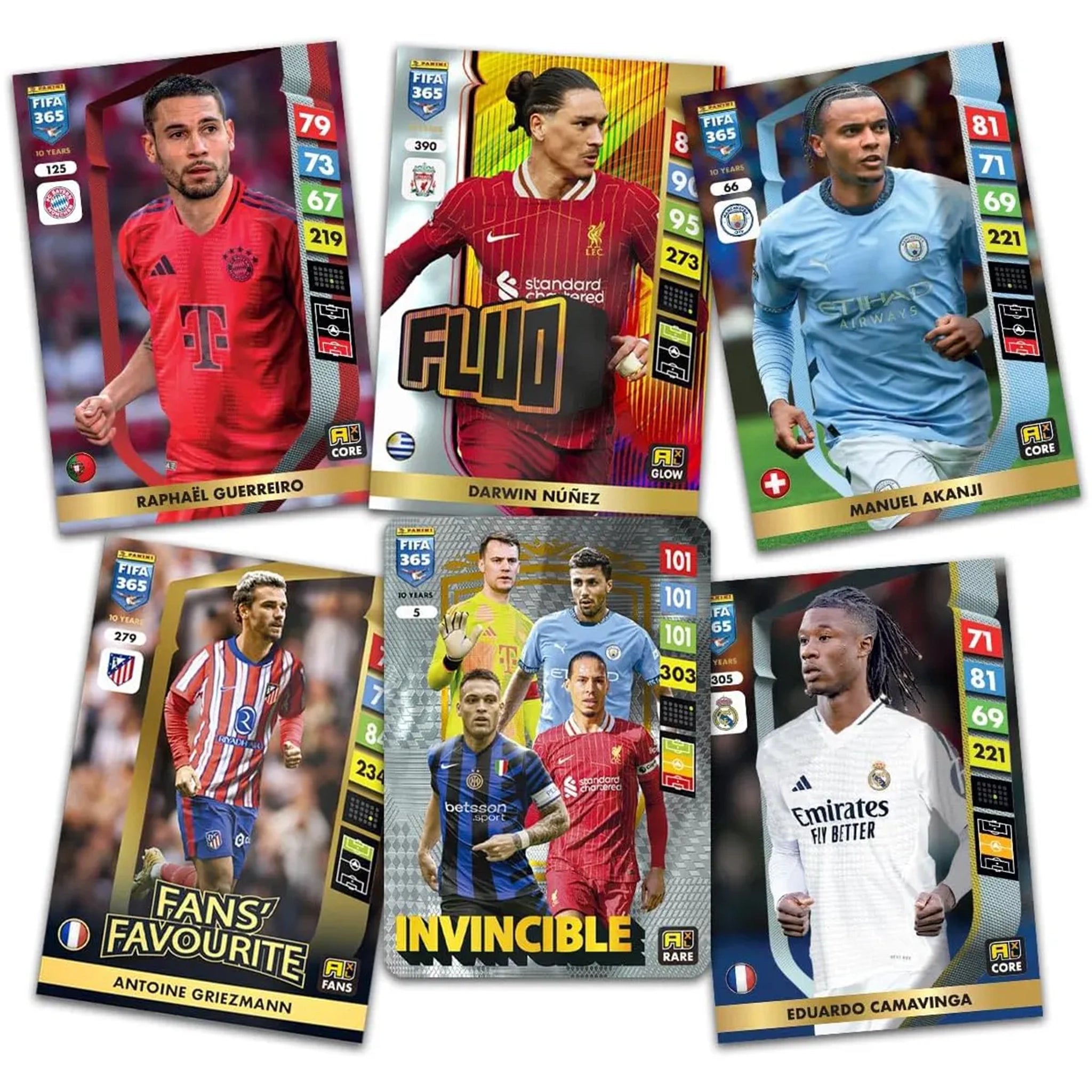 Panini Adrenalyn XL FIFA 365 2025 Trading Cards