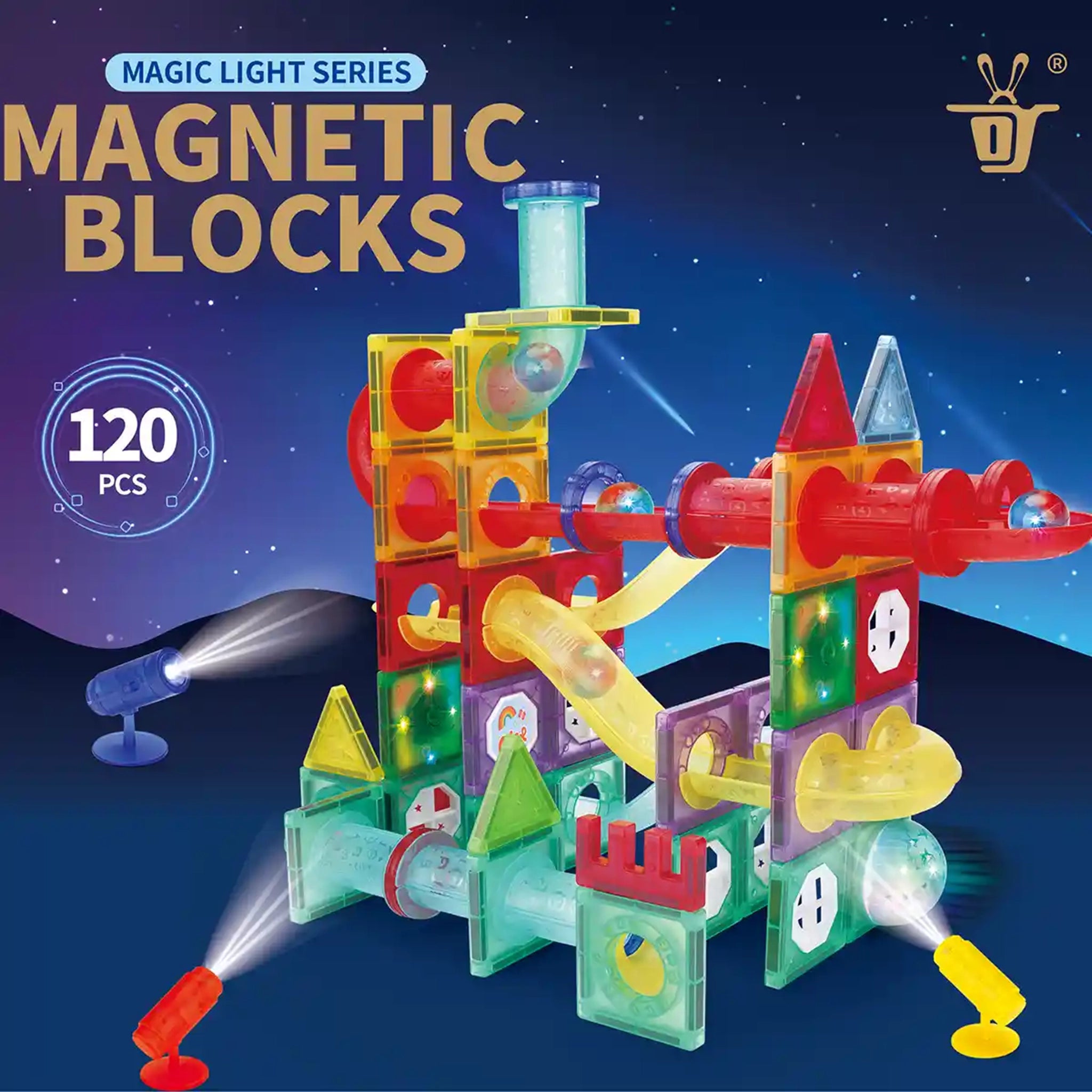 MAGNETIC BUILDING BLOCKS 120PCS