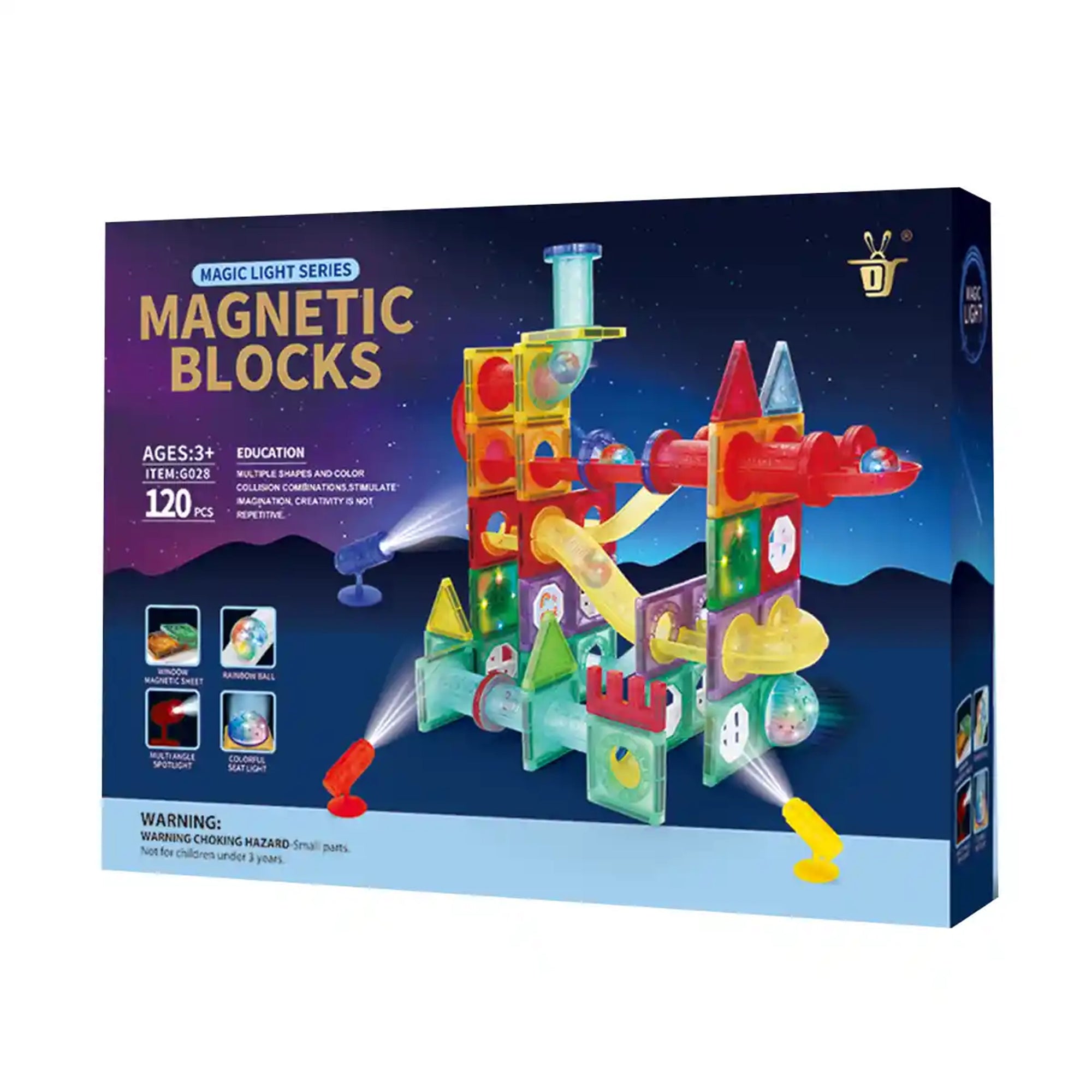 MAGNETIC BUILDING BLOCKS 120PCS