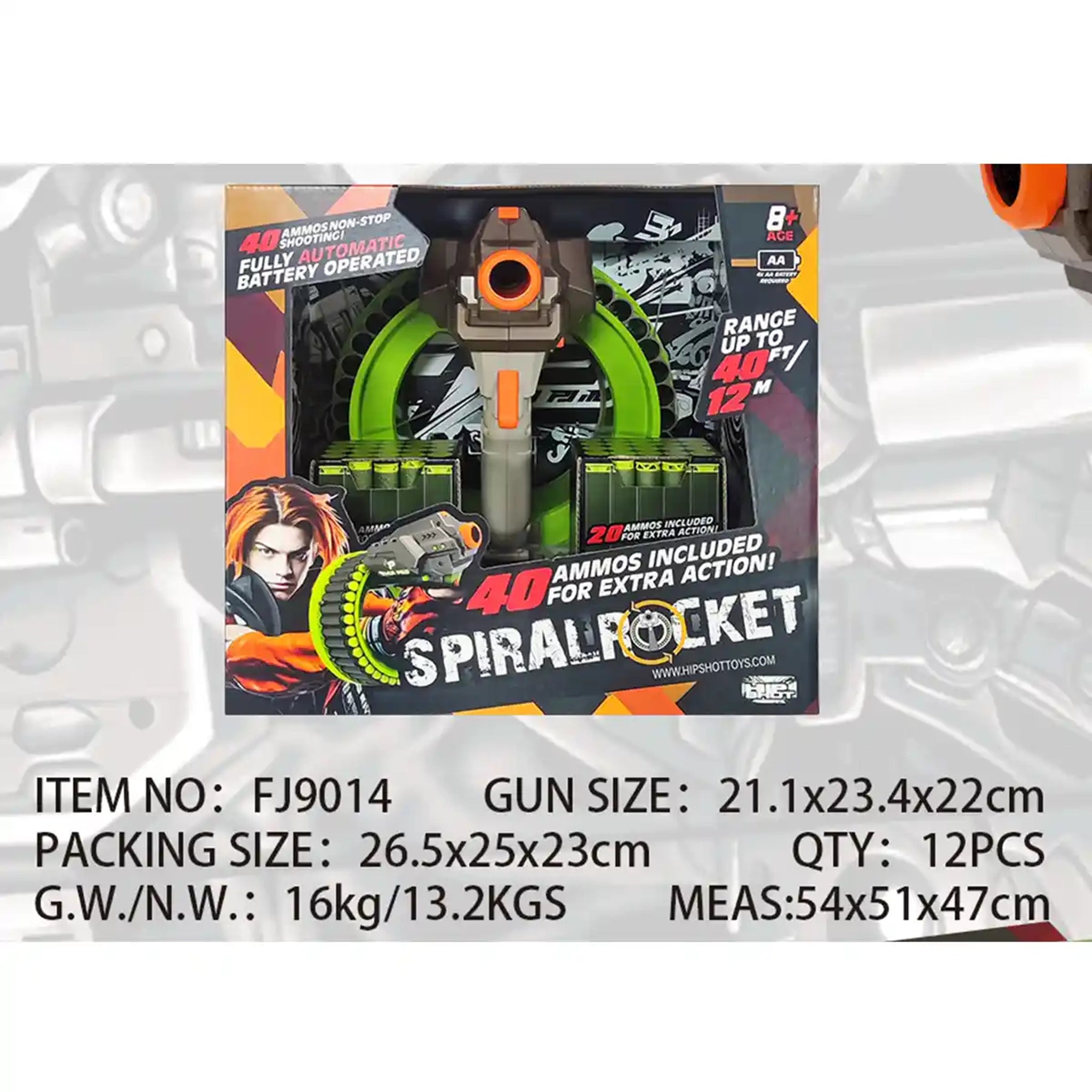 Electric 40 soft bullet bracelet gun