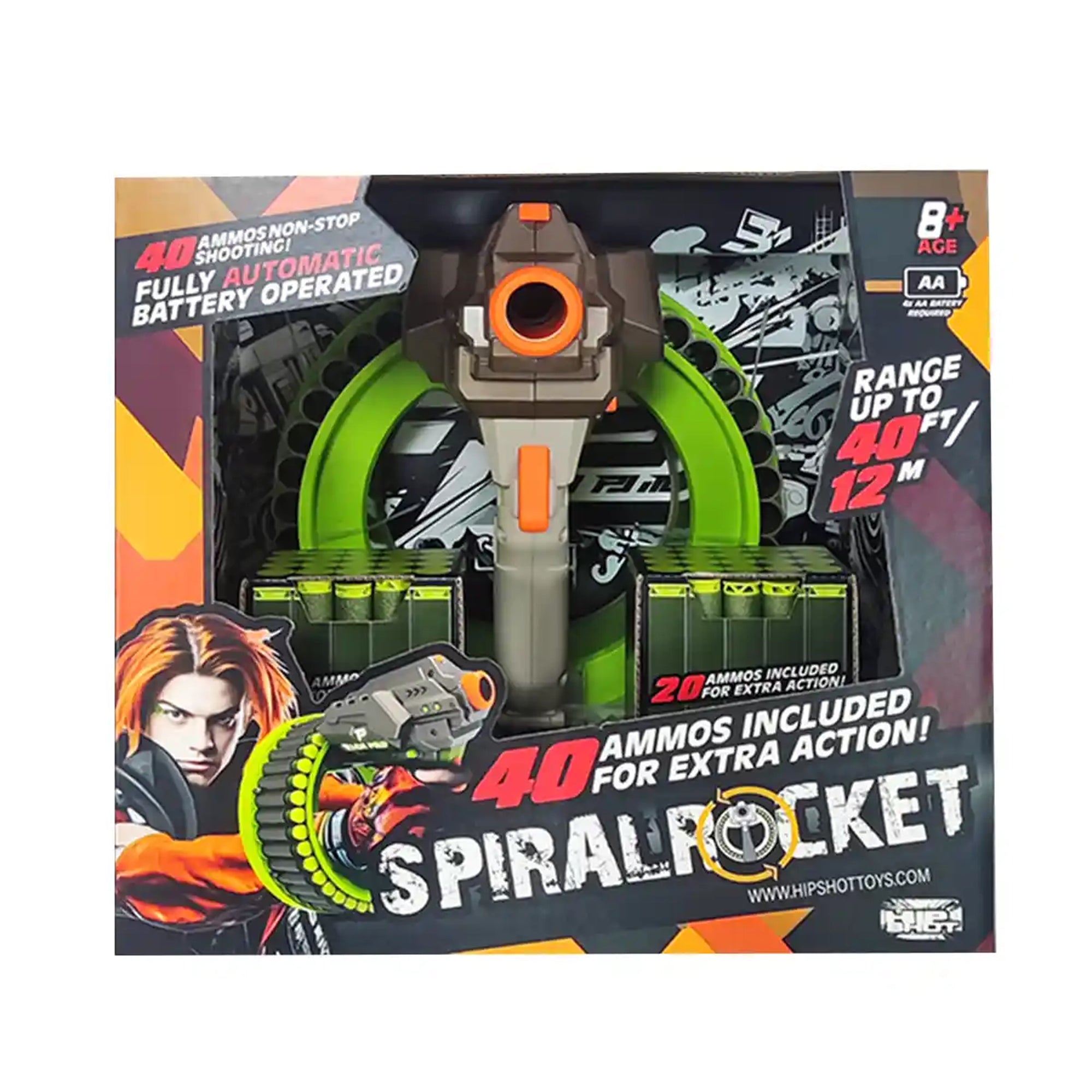 Electric 40 soft bullet bracelet gun