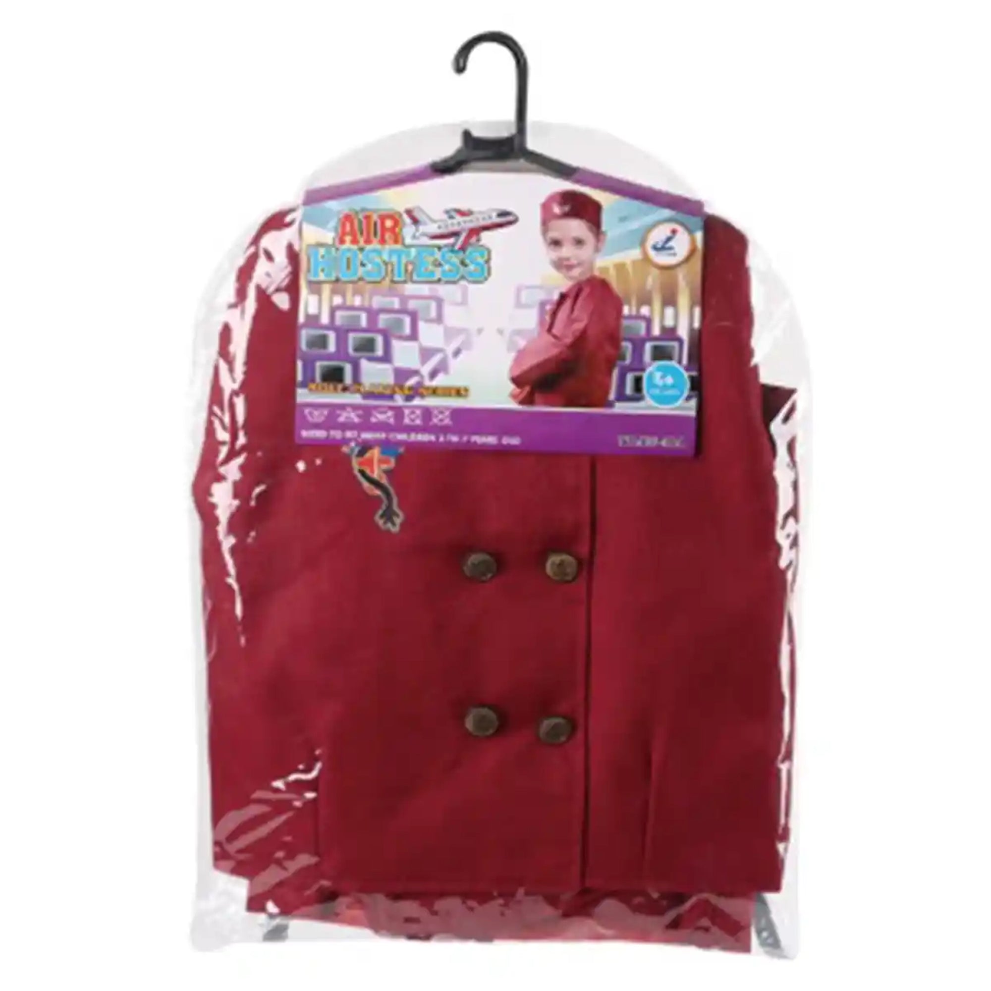 FLIGHT ATTENDANT COSTUME UNIFORM