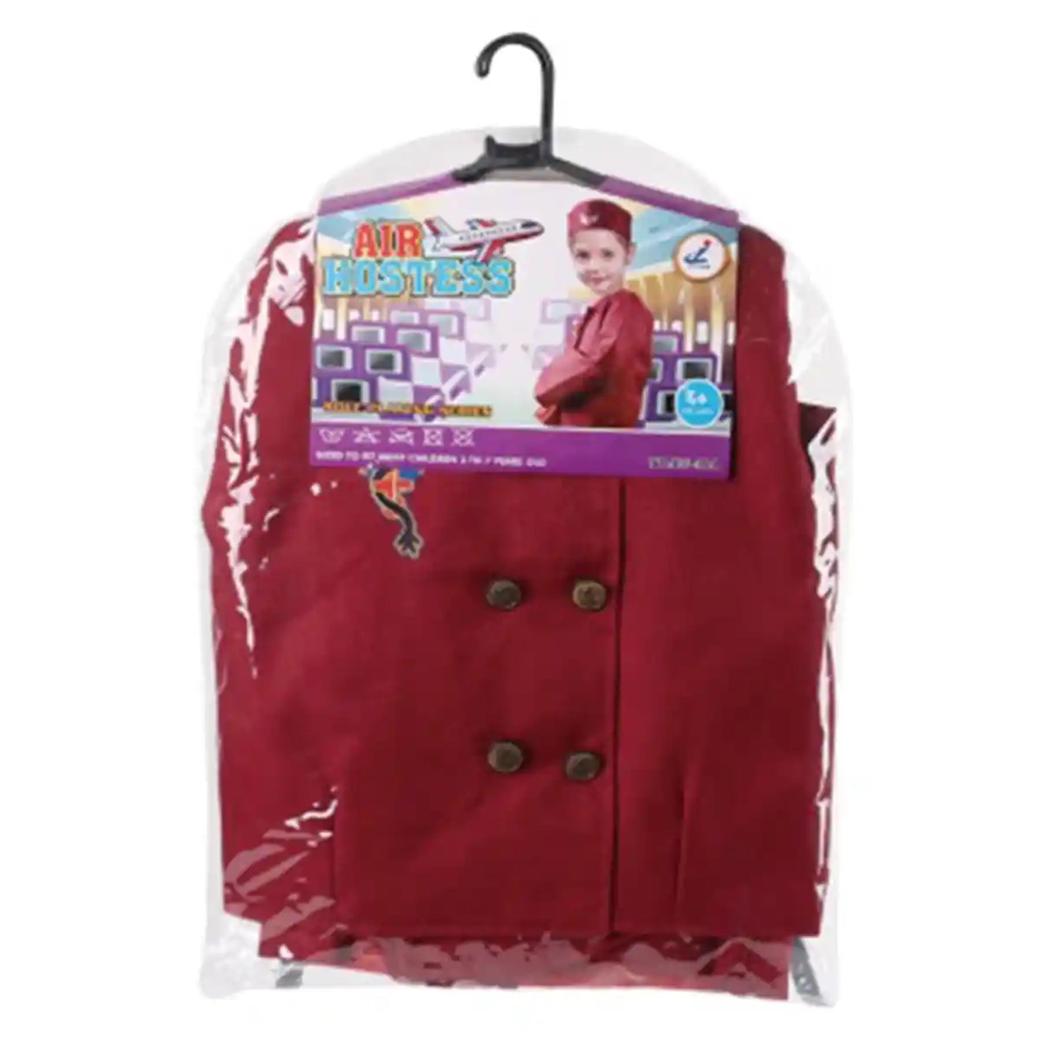 FLIGHT ATTENDANT COSTUME UNIFORM