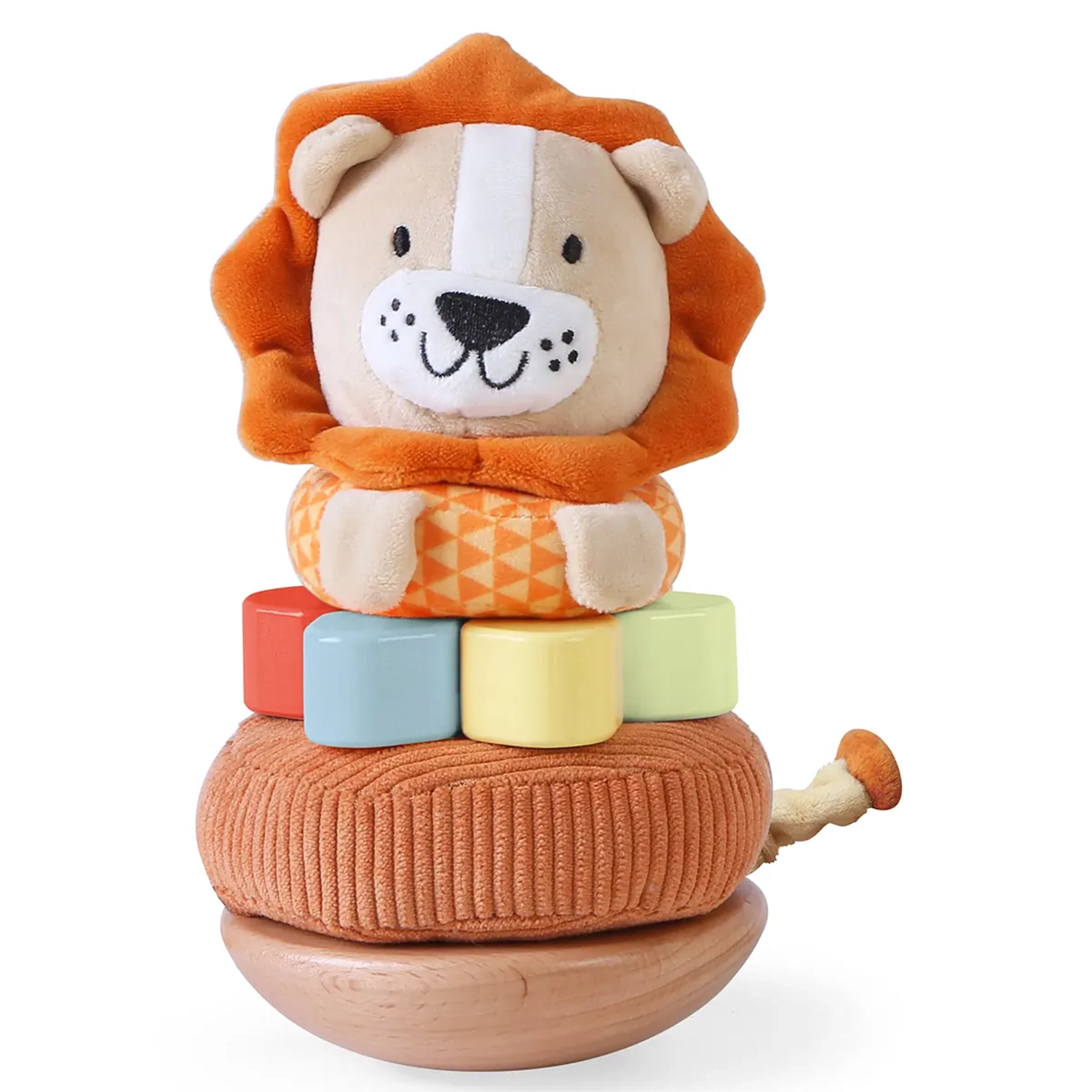Edufun Wooden Lion Stacking Ring 1yr+