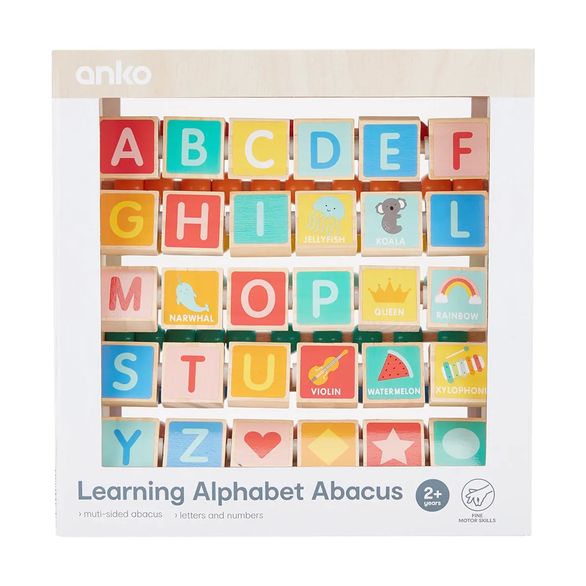 Edufun Learning Alphabet Abacus 2yrs+