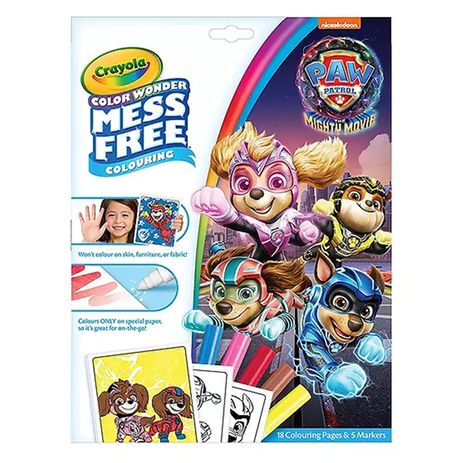 Color Wonder Set Paw Patrol, foldelope, 4 mini BL markers