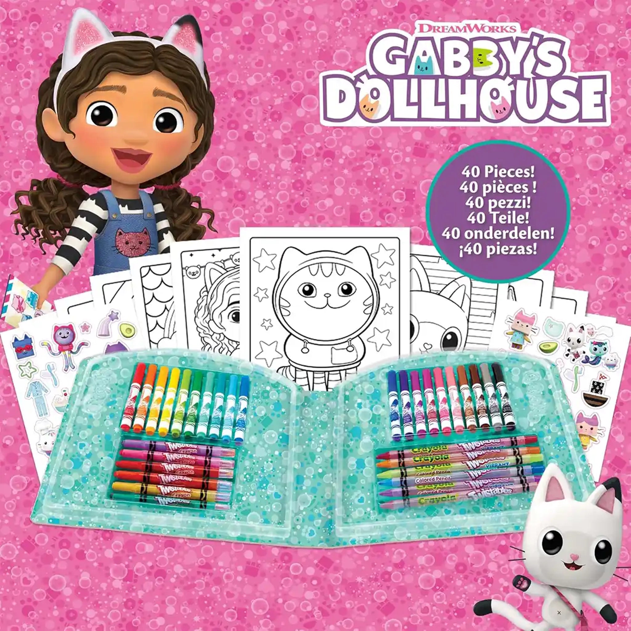 Coloring Case 40ct, Gabby's Dollhouse