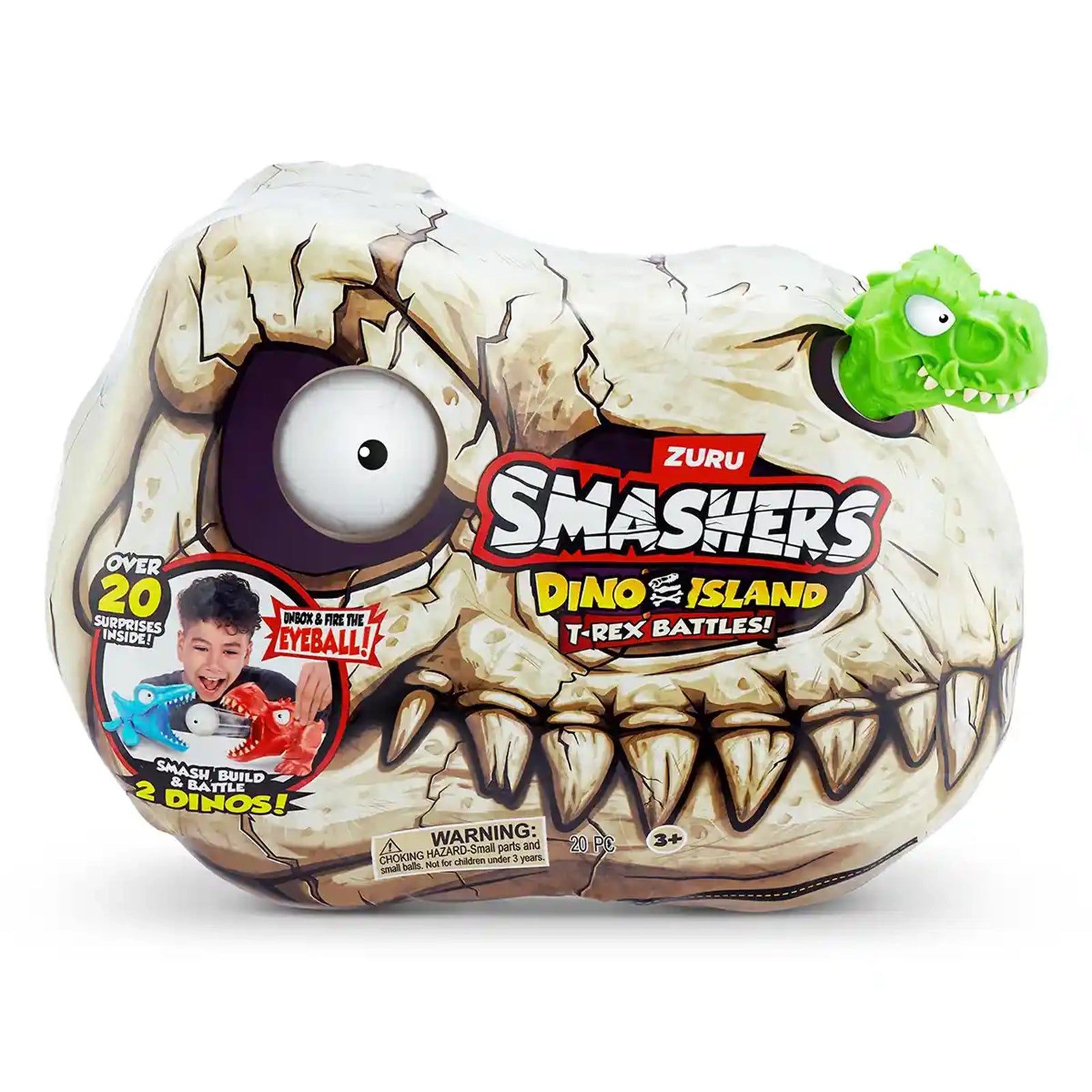 Smashers Dino Island T-Rex Battle Playset (Medium) (S1)