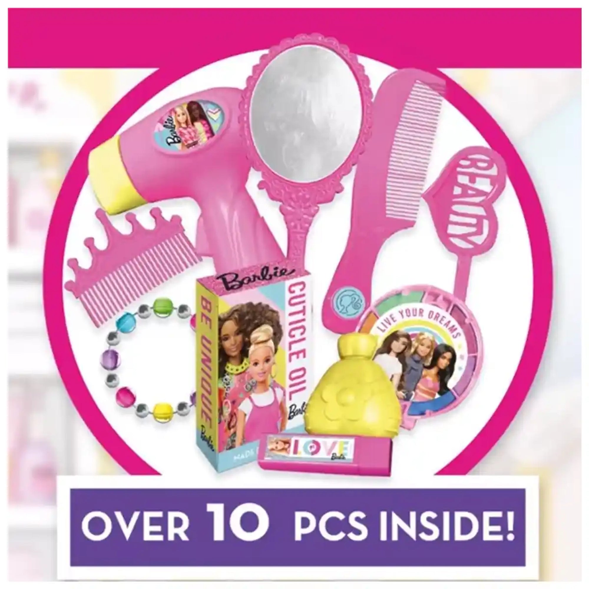 BARBIE HAIR & BEAUTY STATION PK6