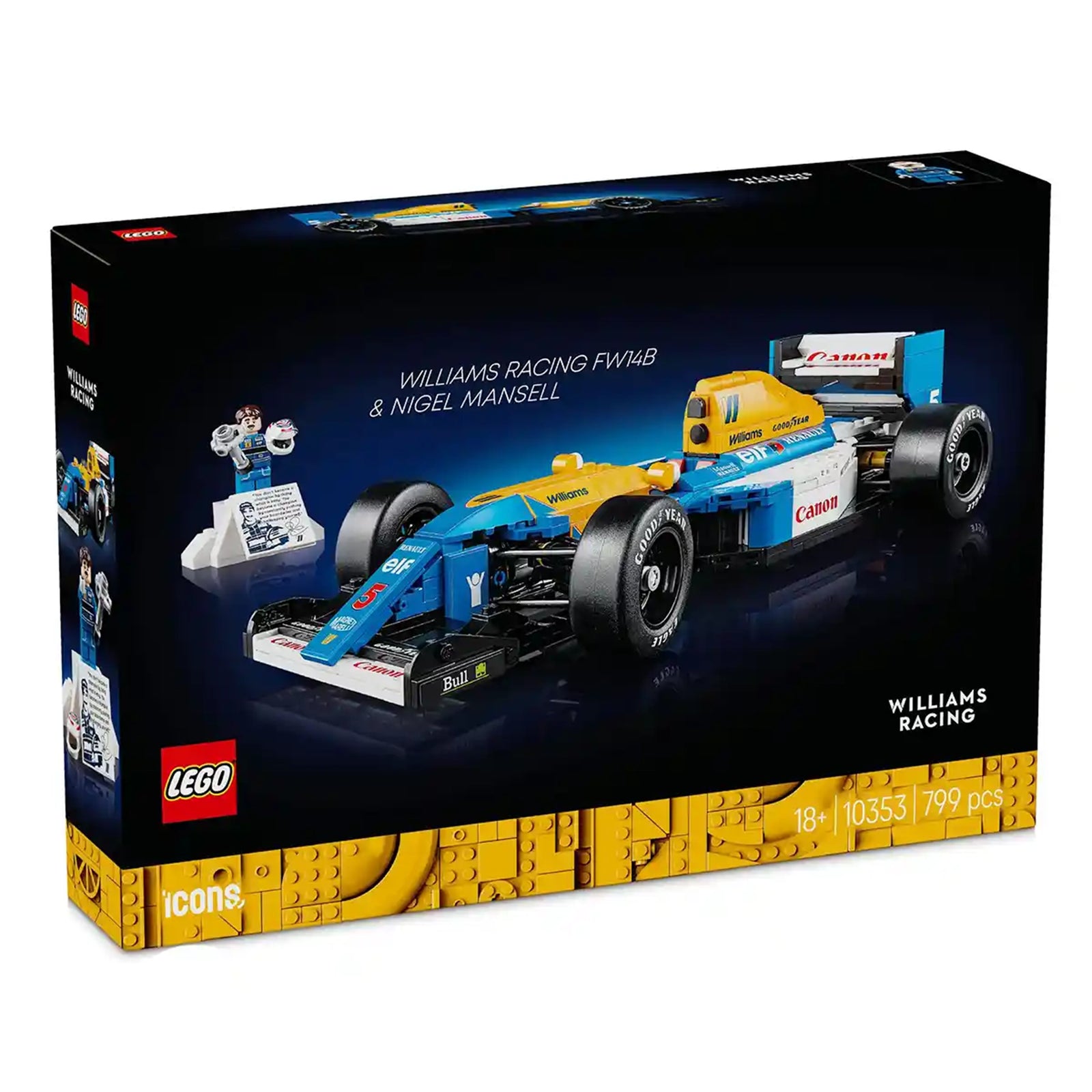 LEGO-Icons10353 Williams Racing FW14B & Nige.. V29