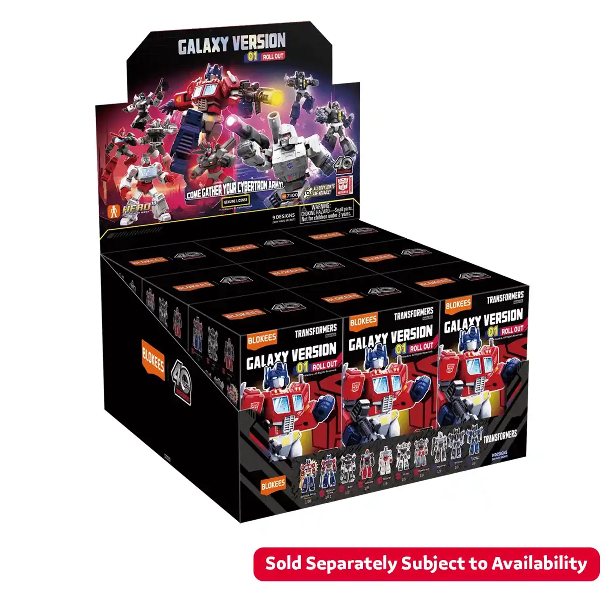 Blokees Transformers  Galaxy Version 01 asstd (PDQ)