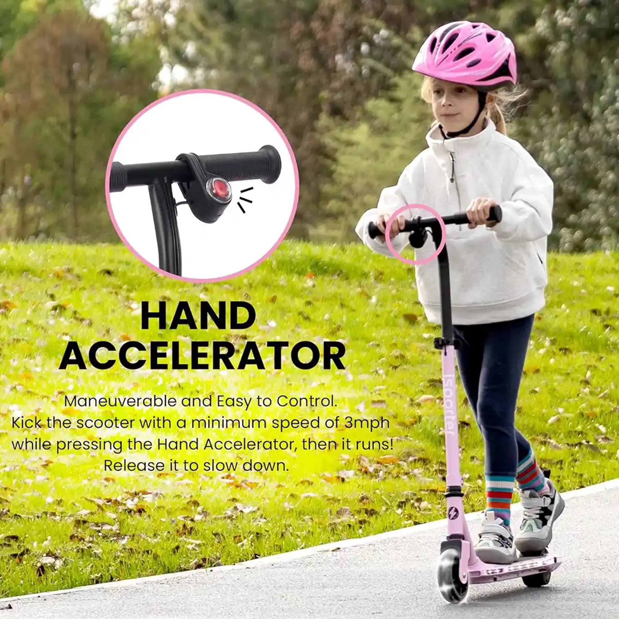 iSporter Kid Electric Scooter 
G2L-Pink