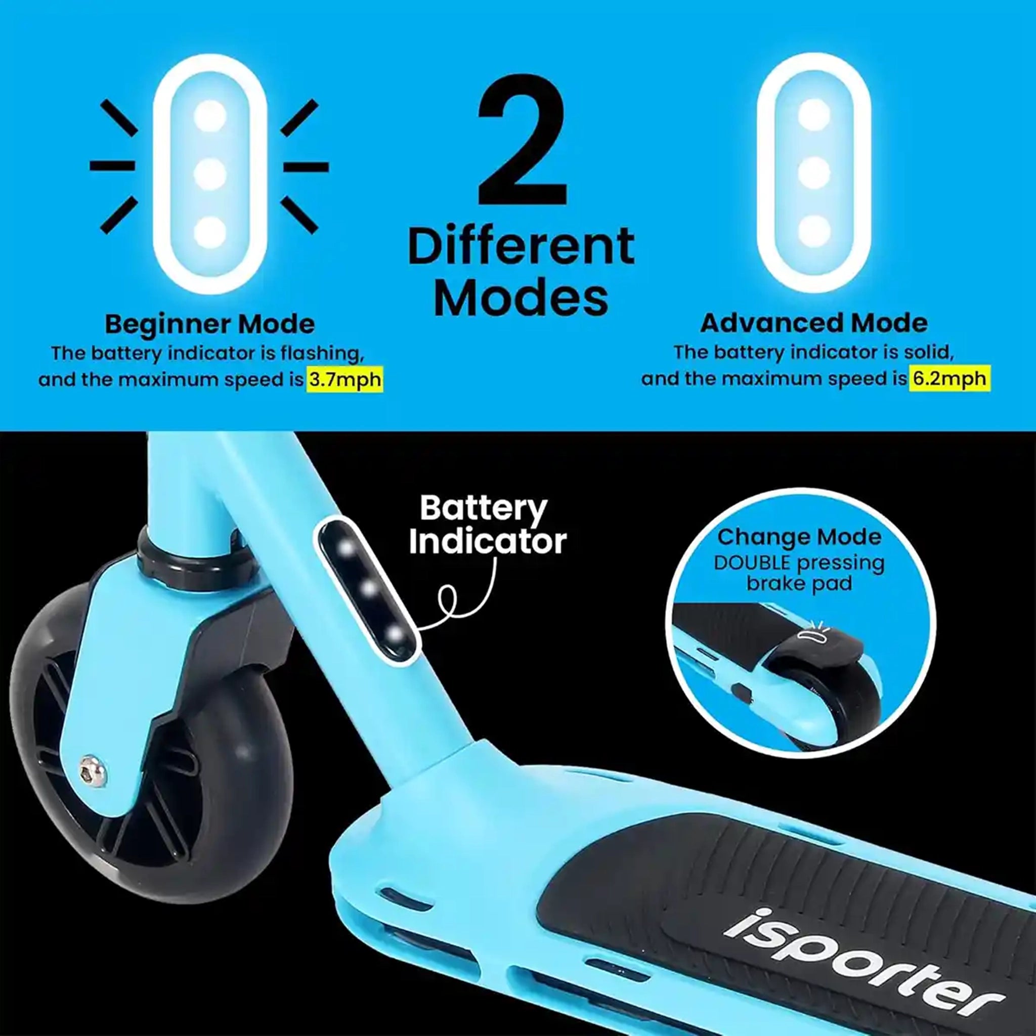 iSporter Kid Electric Scooter 
G2L-BLUE